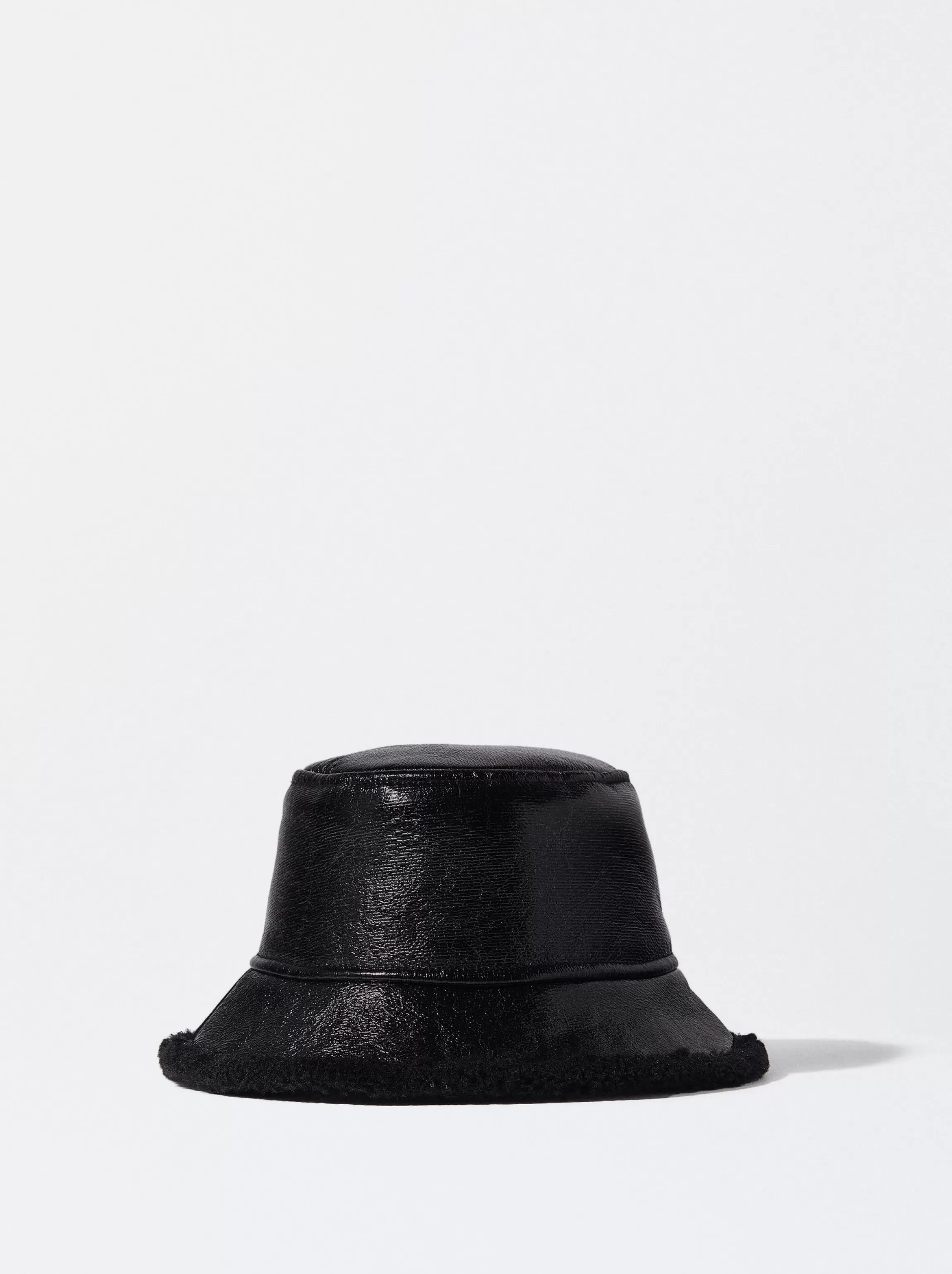 Mujer PARFOIS Gorros Bucket | Sombreros de invierno*Gorro Bucket Impermeable Charol Negro