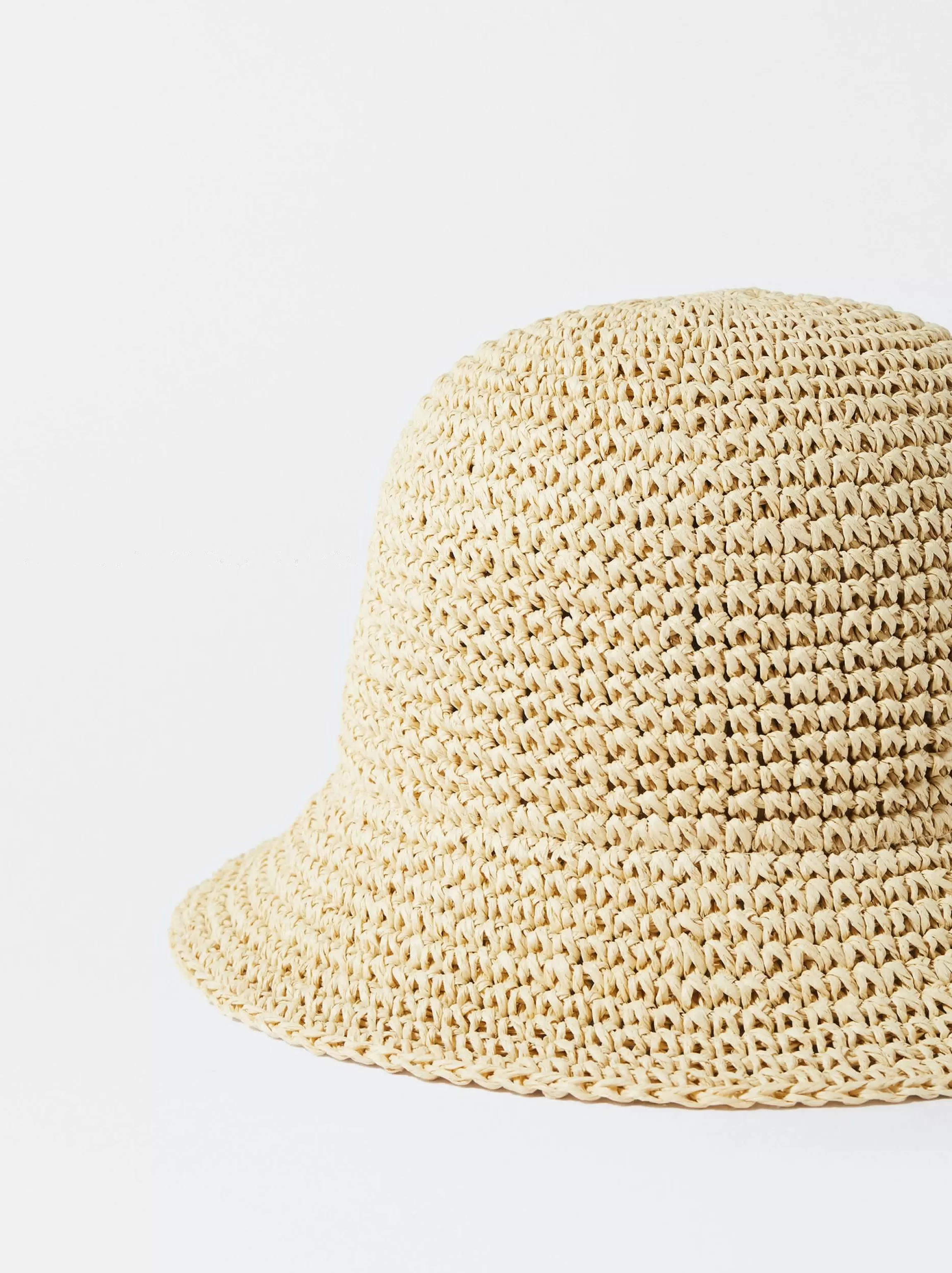 Mujer PARFOIS Gorros Bucket*Gorro Bucket Paja Blanco