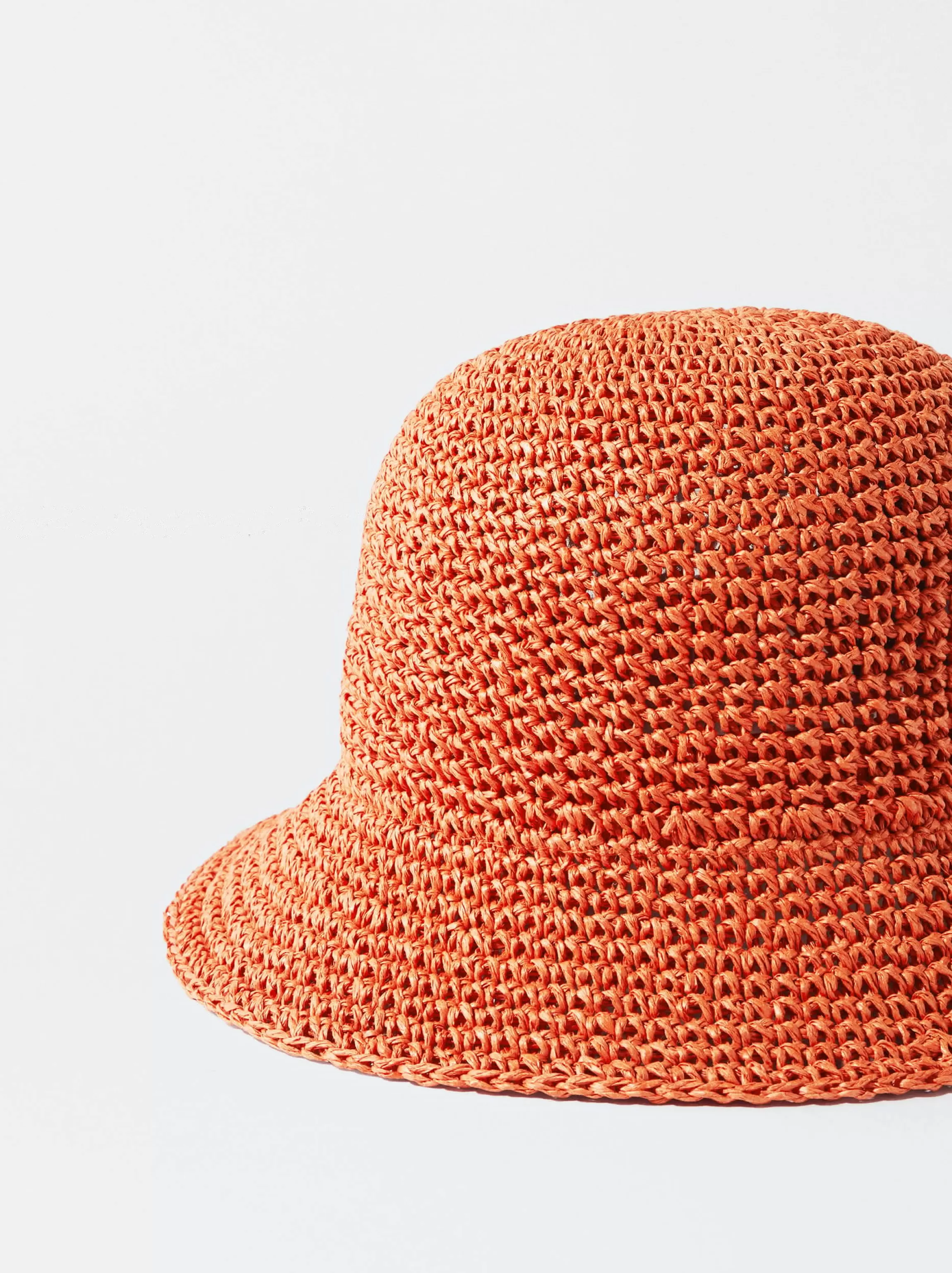 Mujer PARFOIS Gorros Bucket*Gorro Bucket Paja Naranja