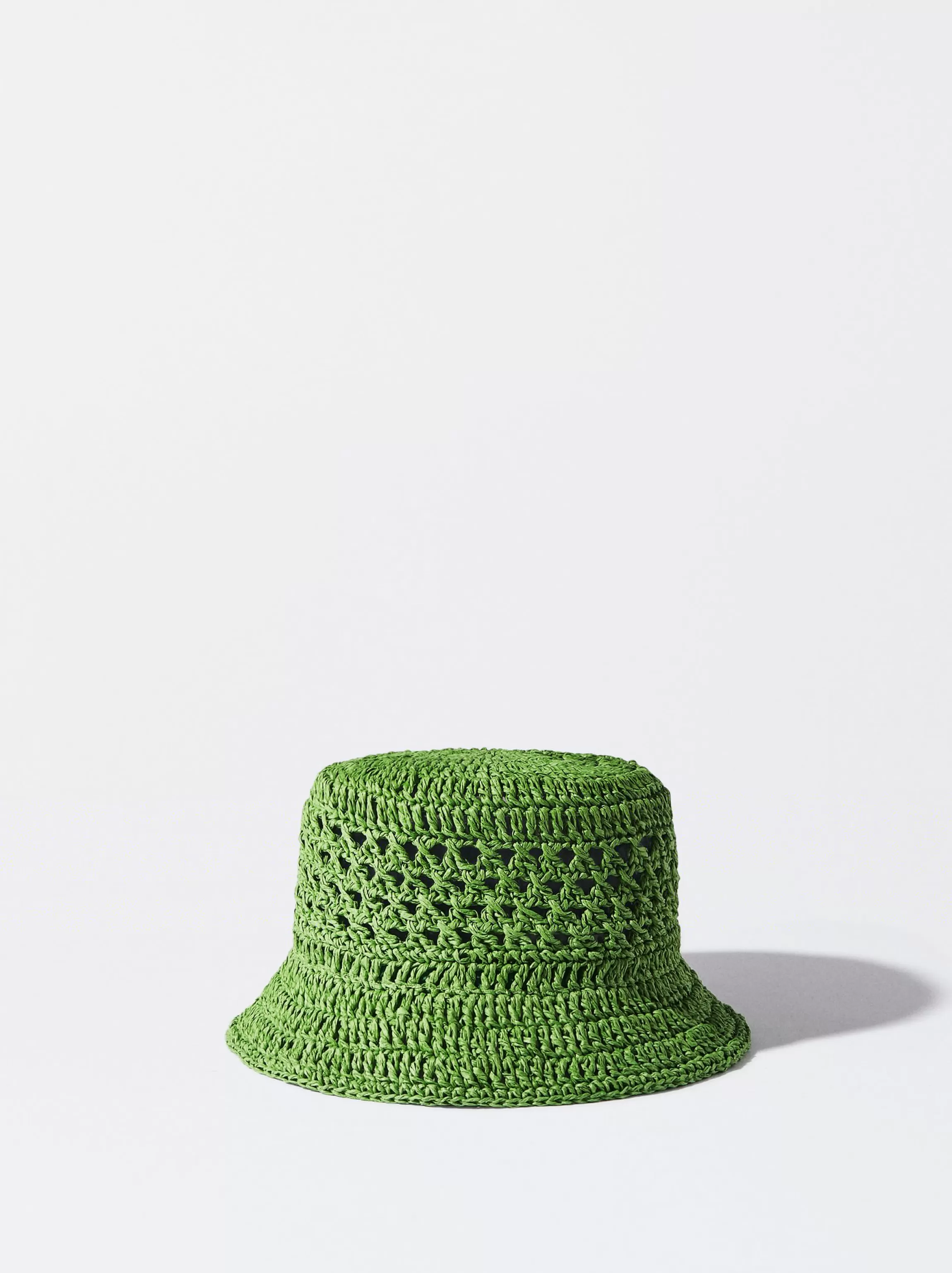 Mujer PARFOIS Gorros Bucket*Gorro Bucket Trenzado Verde