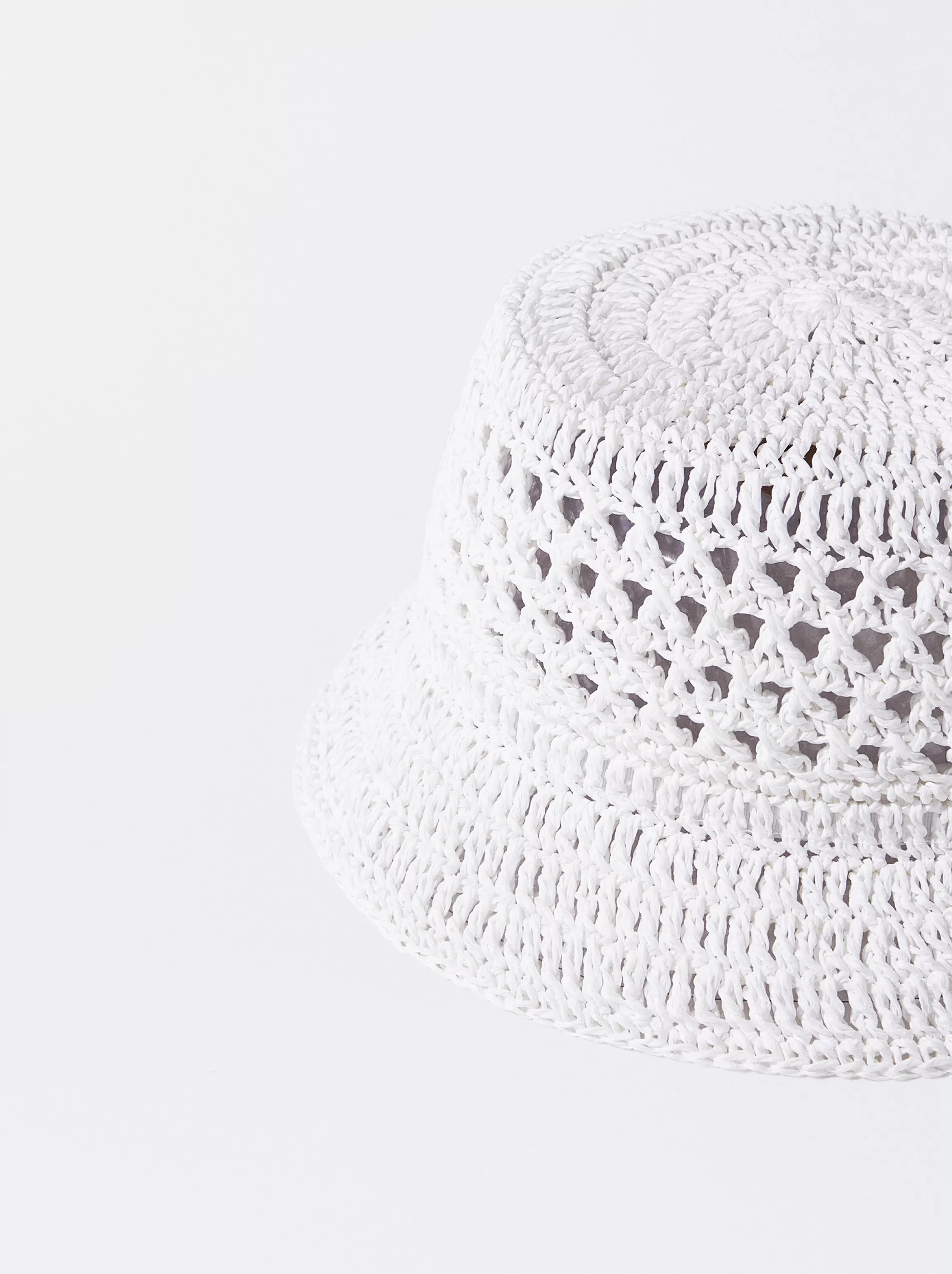 Mujer PARFOIS Gorros Bucket*Gorro Bucket Trenzado Blanco