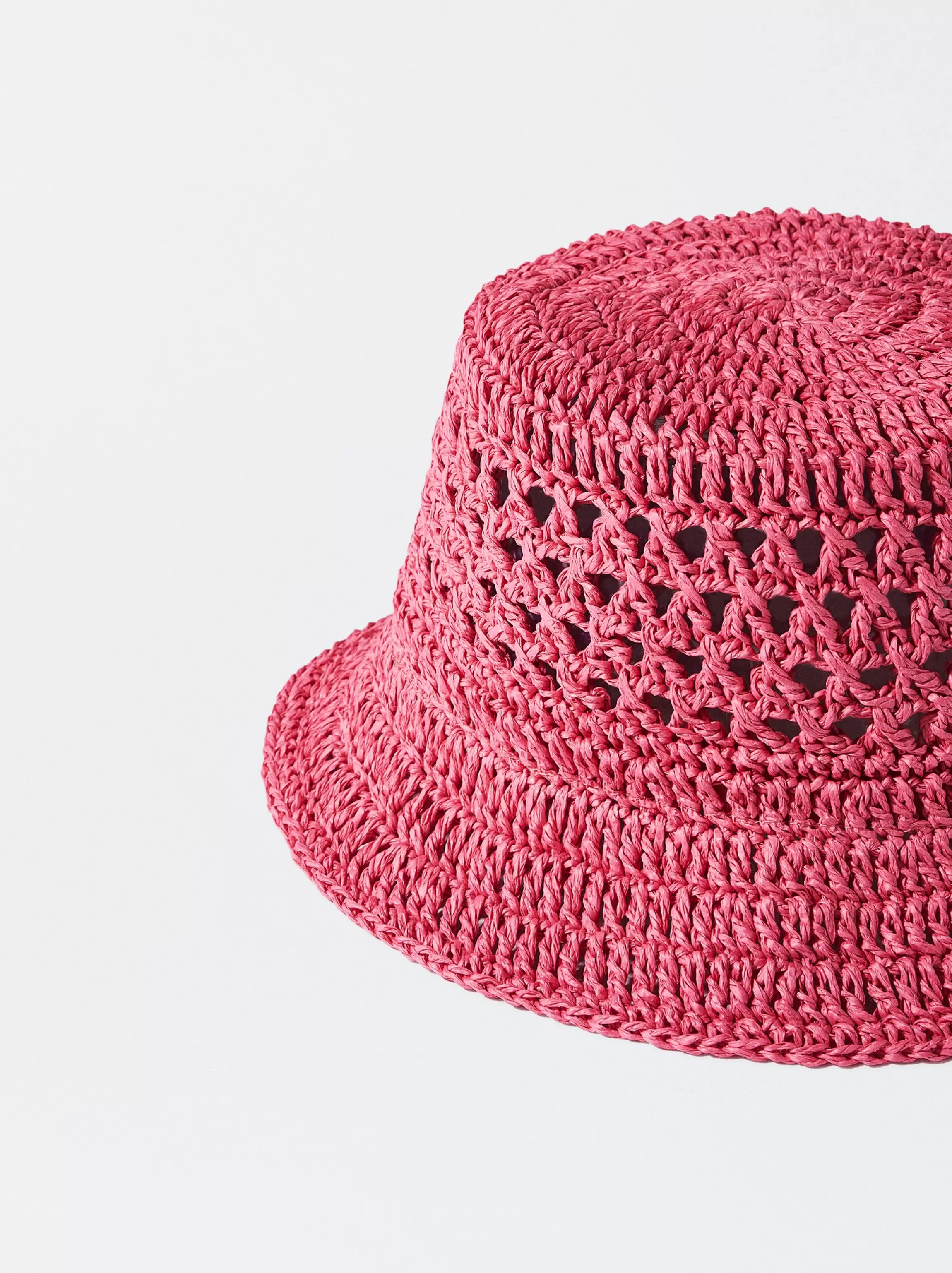 Mujer PARFOIS Gorros Bucket*Gorro Bucket Trenzado Rosa