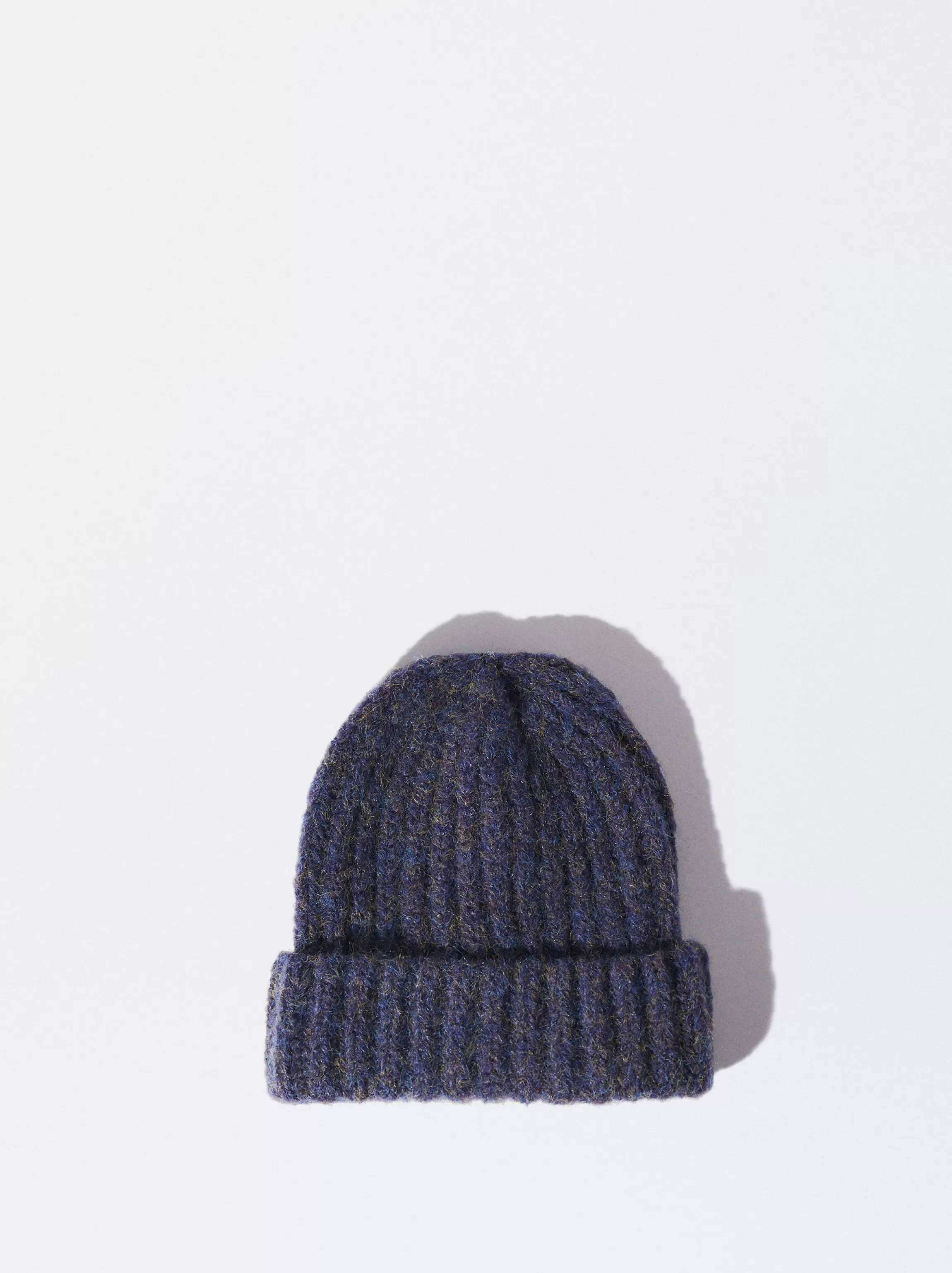 Mujer PARFOIS Gorros y Boinas | Sombreros de invierno*Gorro De Punto Con Vuelta Azul