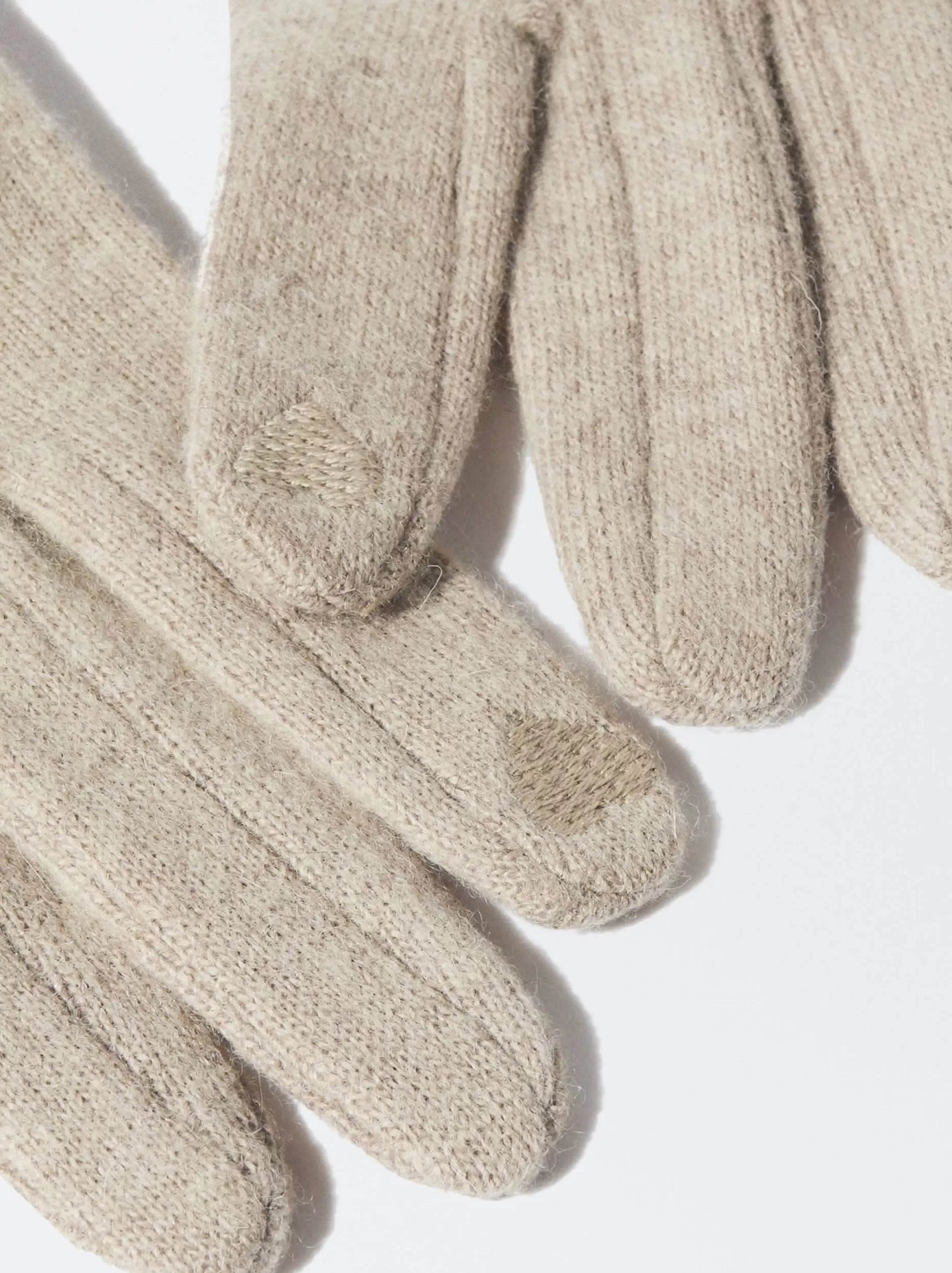 Mujer PARFOIS Guantes*Guantes De Lana Beige