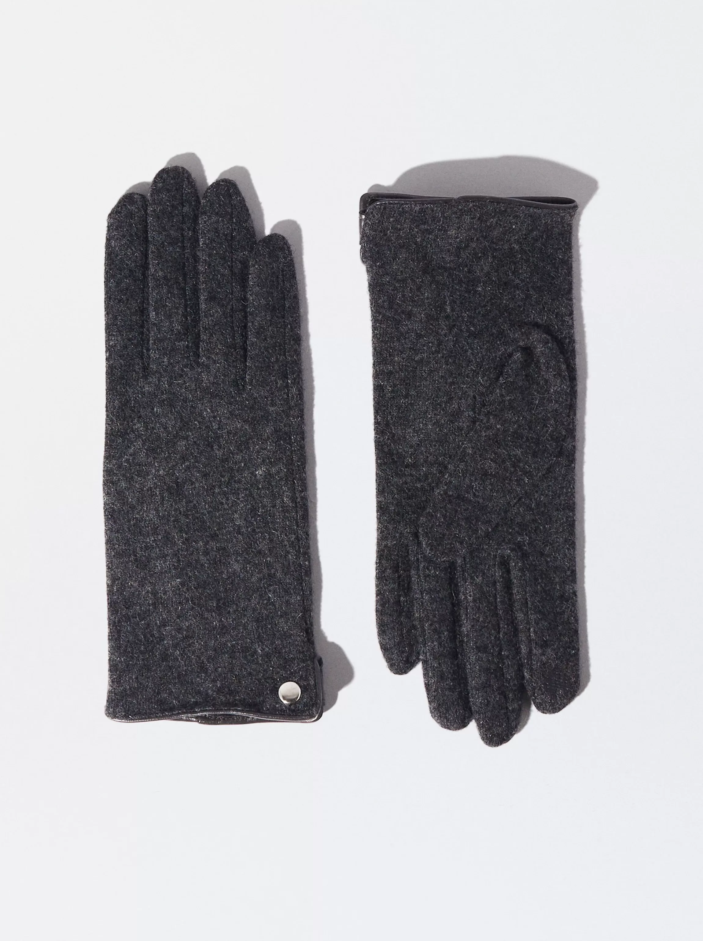 Mujer PARFOIS Guantes*Guantes De Lana Gris