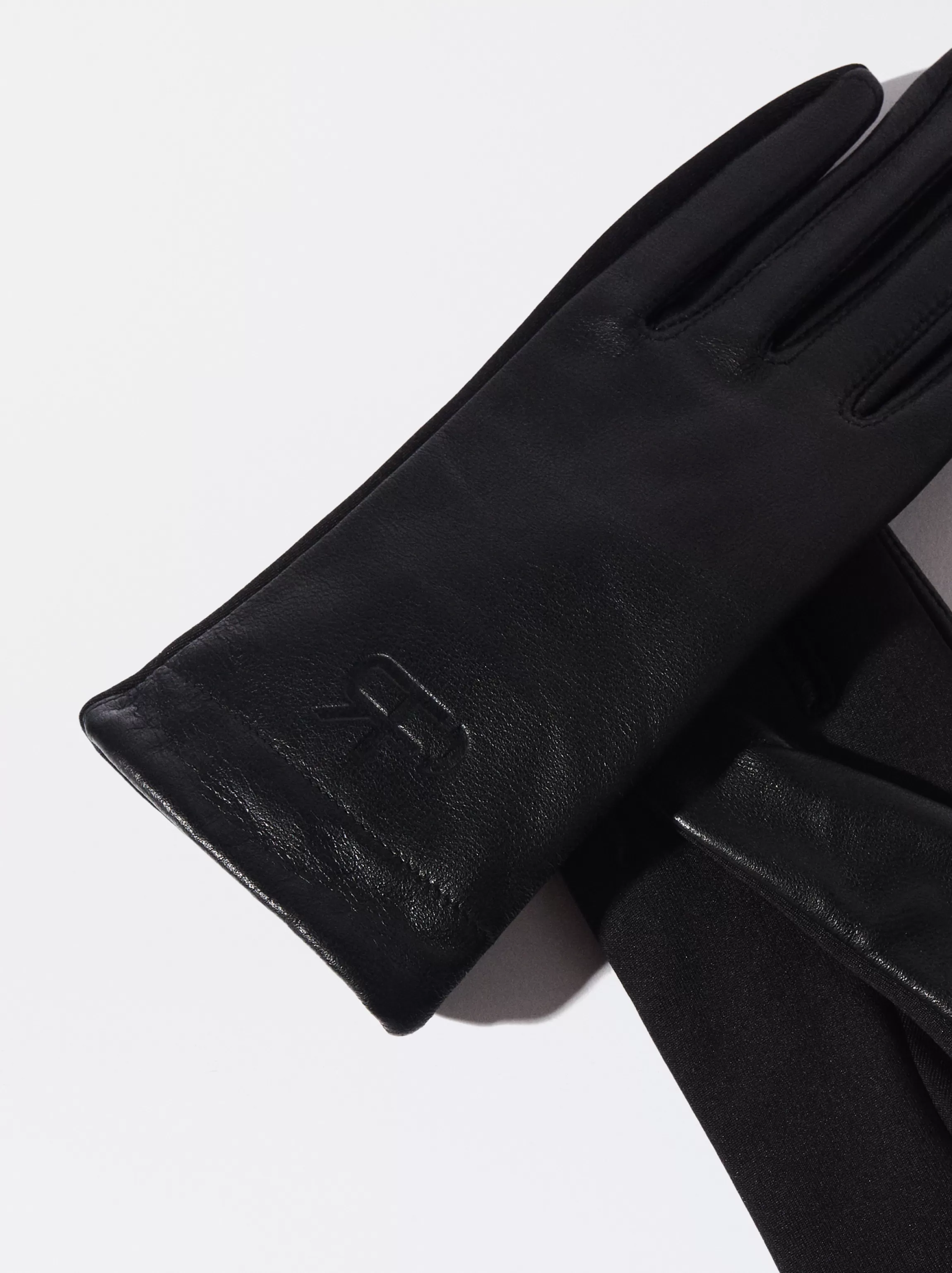 Mujer PARFOIS Guantes*Guantes De Piel Negro