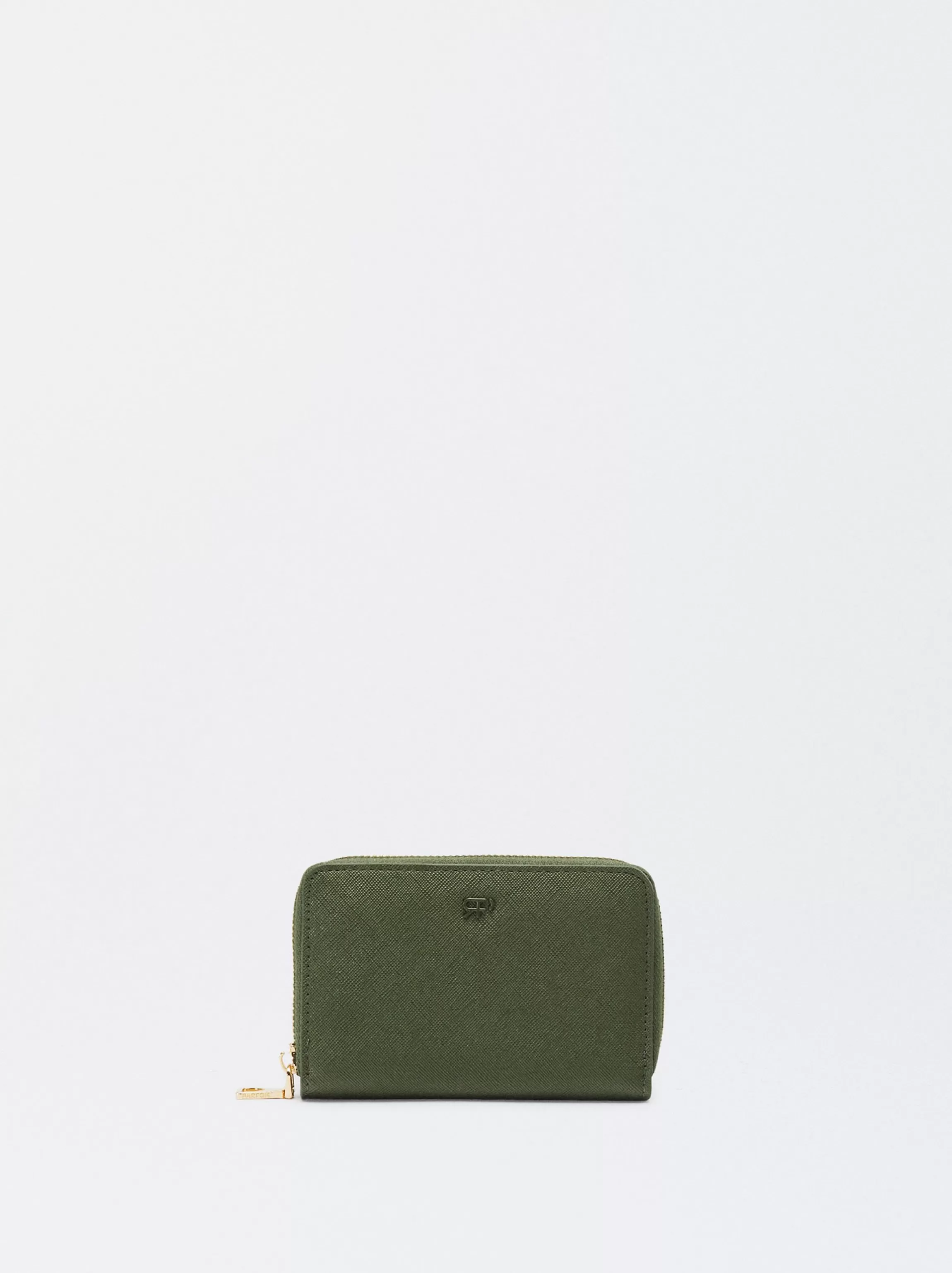 Mujer PARFOIS NEW Carteras*Monedero Con Cremallera Verde