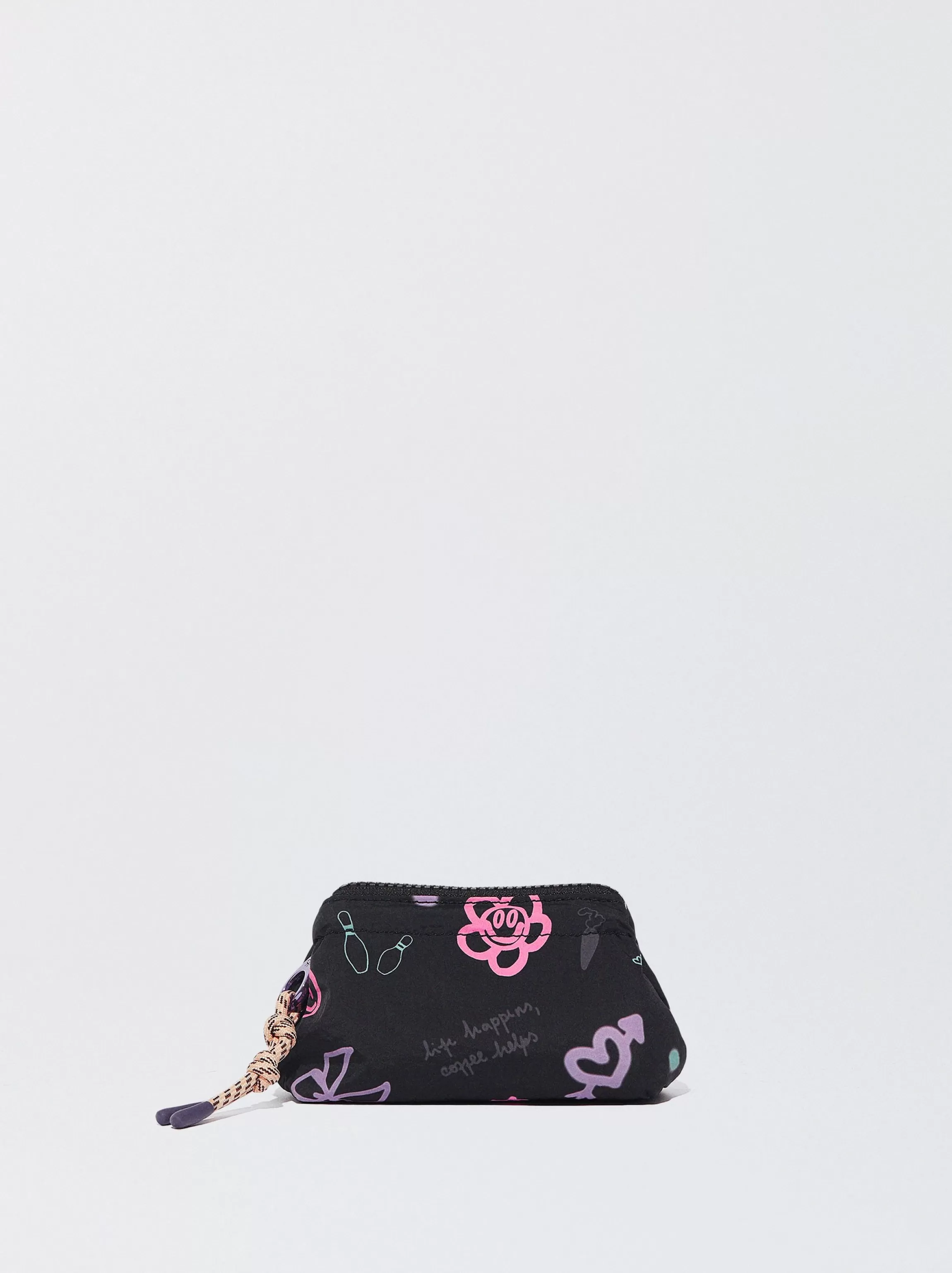 Mujer PARFOIS Monederos*Monedero Estampado De Nylon Multicor