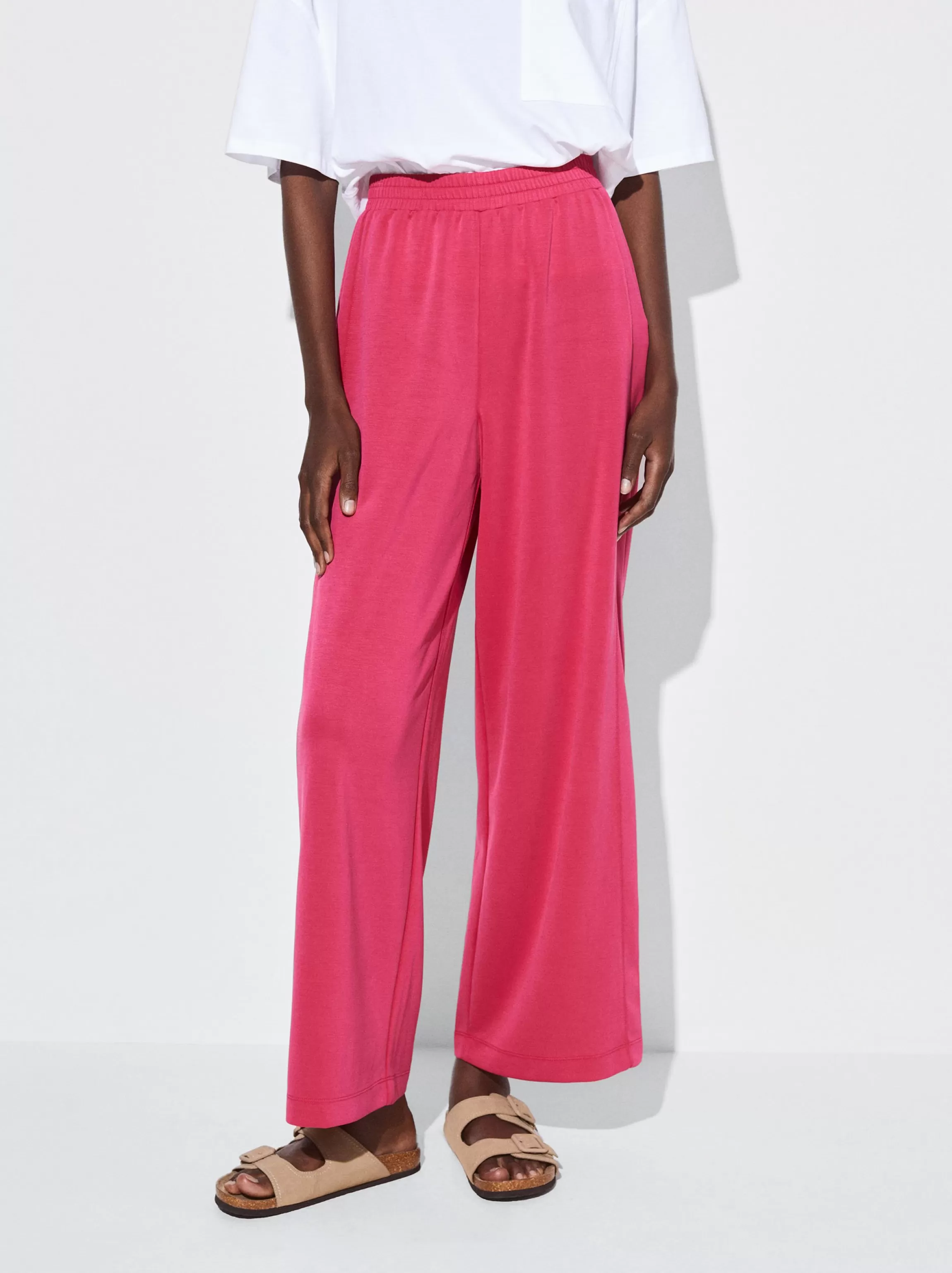 Mujer PARFOIS Básicos | Pantalones*Pantalón Cintura Elástica Fucsia