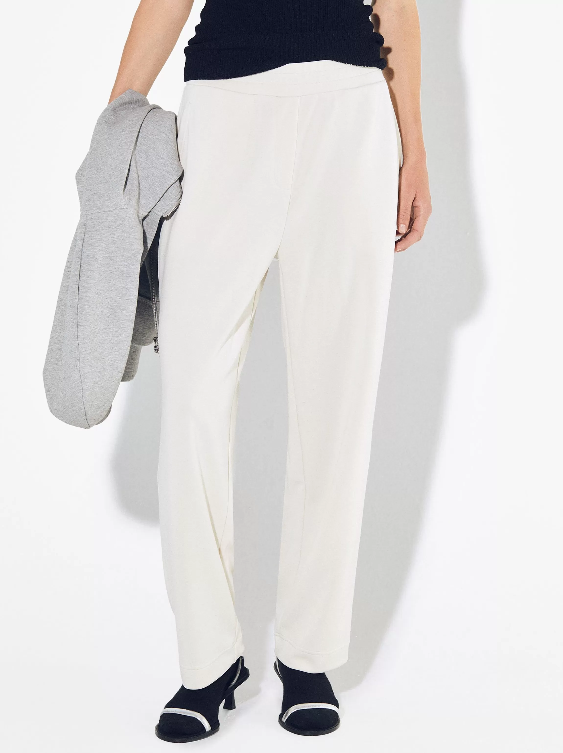 Mujer PARFOIS Básicos | Pantalones*Pantalón Modal Cintura Elástica Blanco