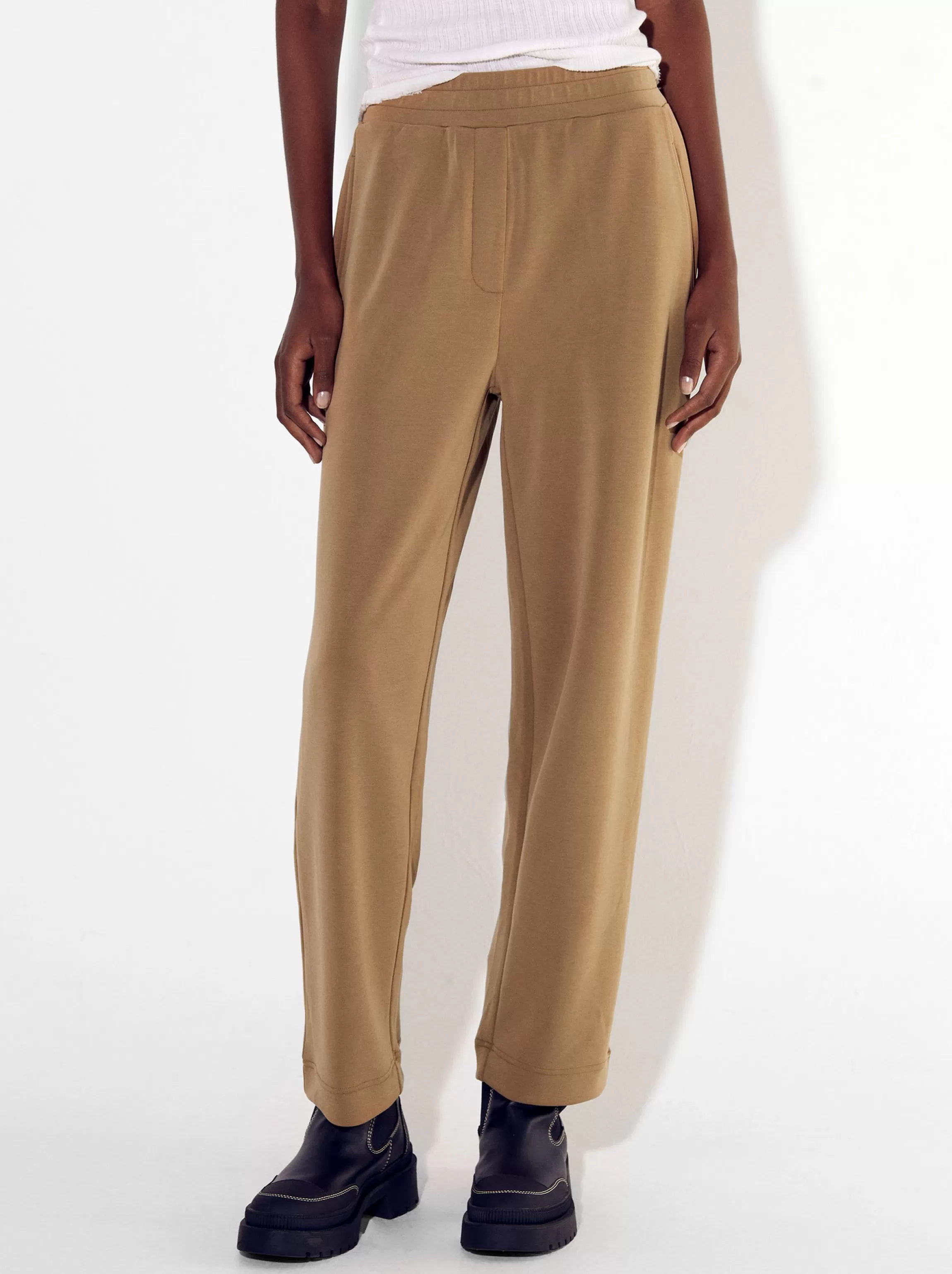 Mujer PARFOIS Básicos | Pantalones*Pantalón Modal Cintura Elástica Camel