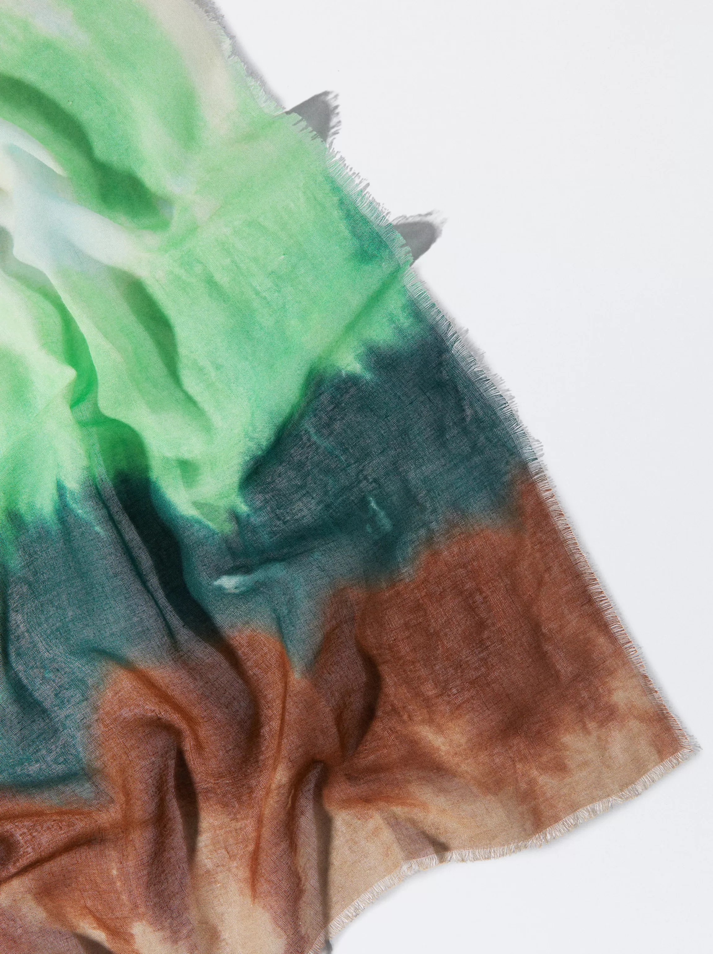 Mujer PARFOIS Estampados*Pañuelo Tie-Dye Con Lino Multicor