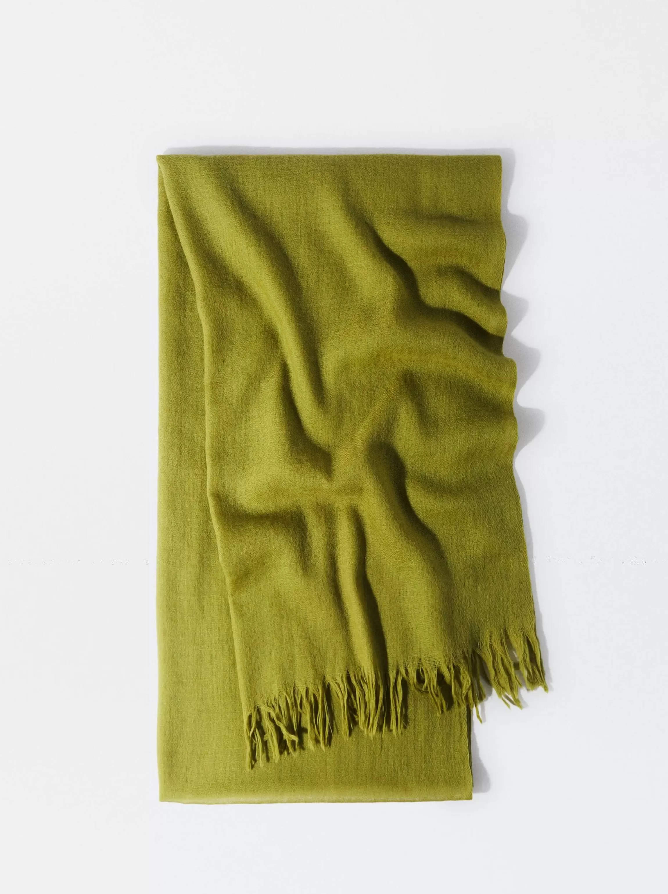 Mujer PARFOIS Básicos | Bufandas*Pashmina 100% Lana Verde