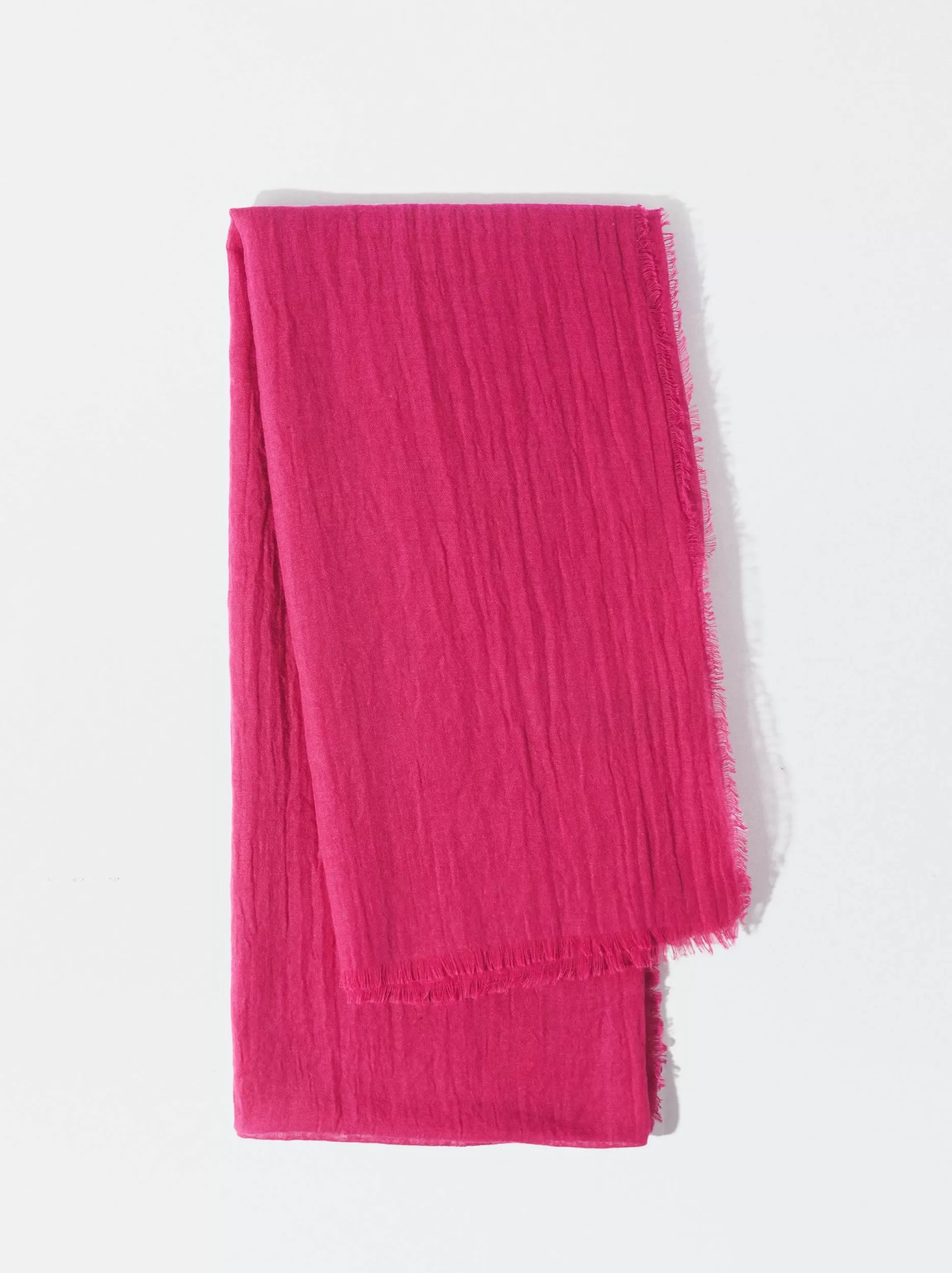 Mujer PARFOIS Básicos*Pashmina Arrugada Rosa