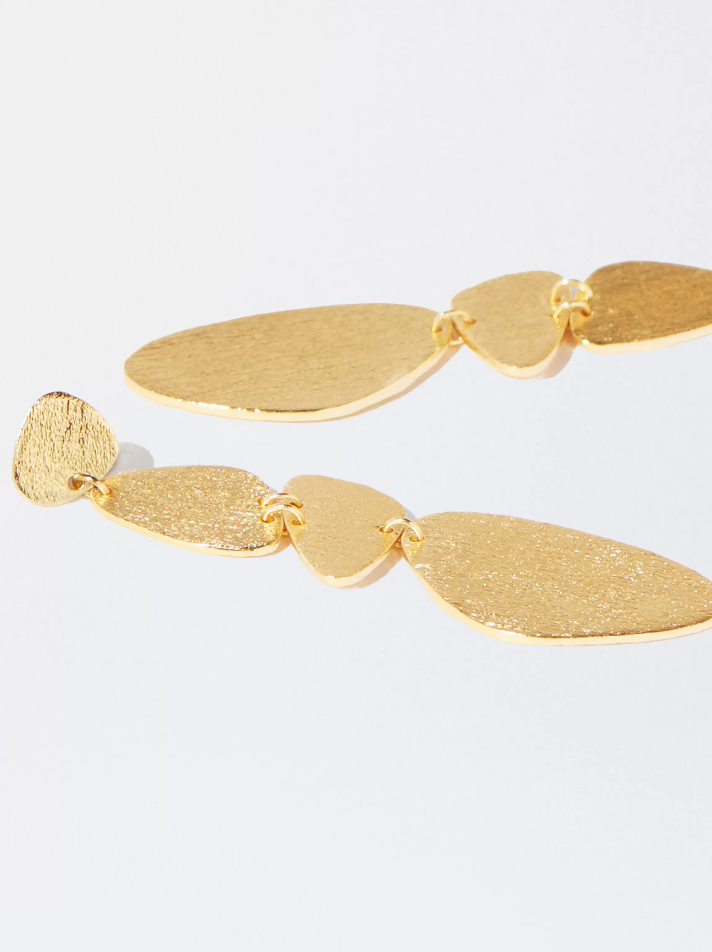 Mujer PARFOIS Premium | Pendientes largos*Pendientes Bañado En Oro De 18 Quilates Dorado