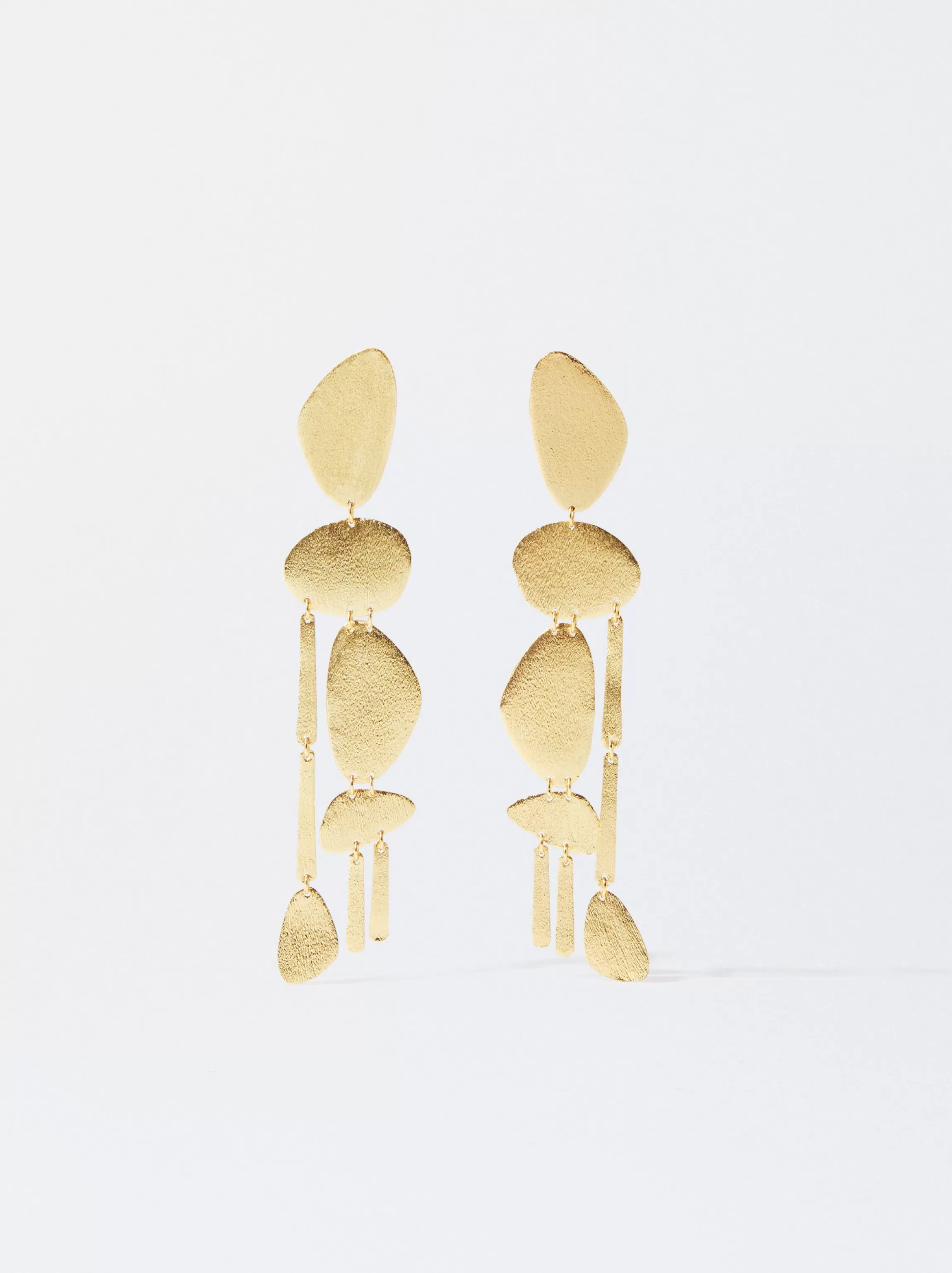 Mujer PARFOIS Premium | Pendientes largos*Pendientes Bañados En Oro De 18 Quilates Dorado