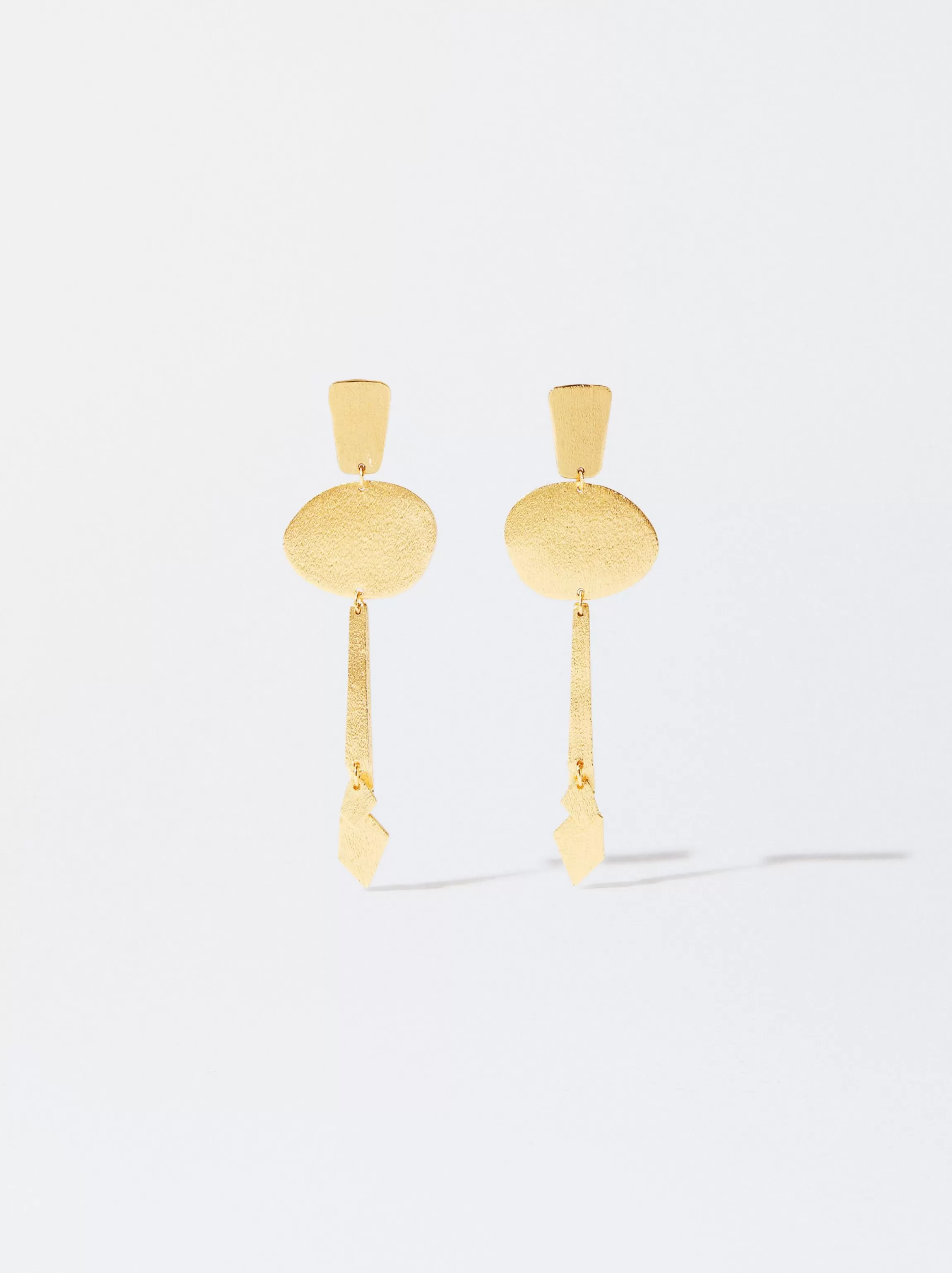 Mujer PARFOIS Premium | Pendientes largos*Pendientes Bañados En Oro De 18 Quilates Dorado