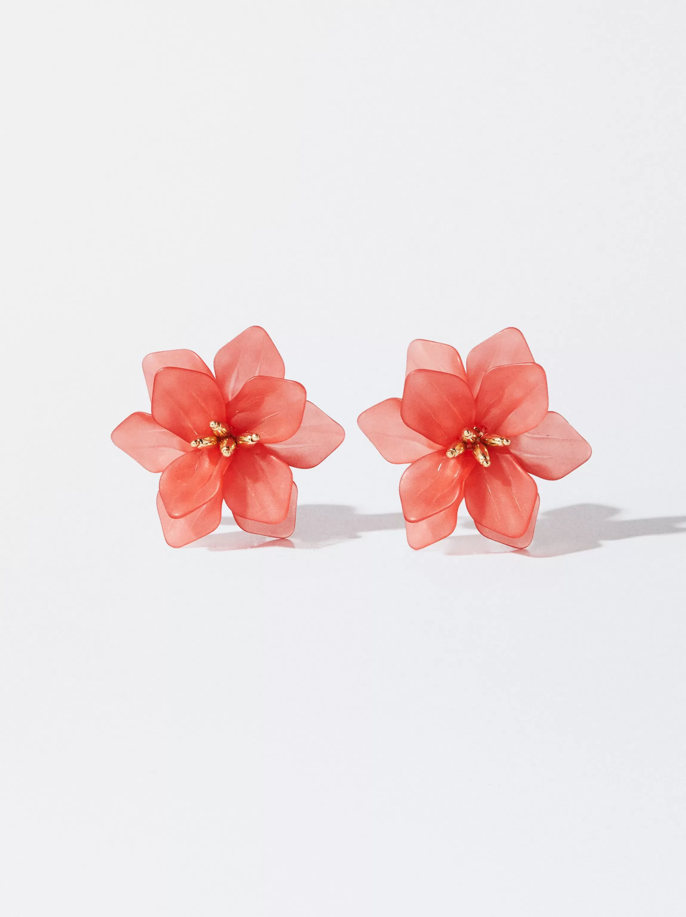 Mujer PARFOIS Trend Collection | Pendientes largos*Pendientes Con Flor Coral