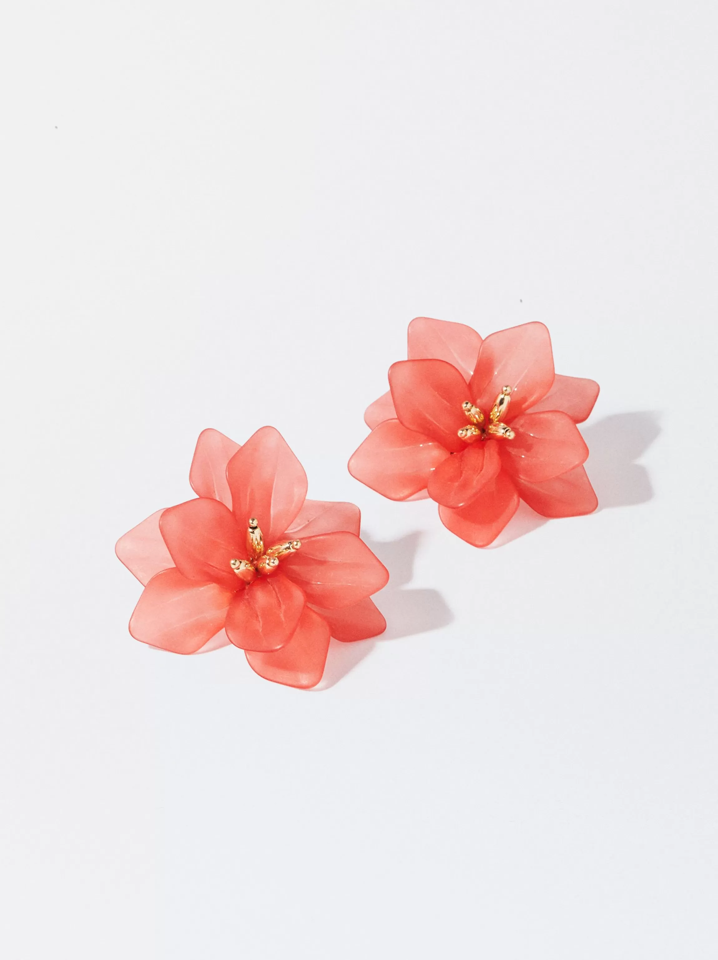 Mujer PARFOIS Trend Collection | Pendientes largos*Pendientes Con Flor Coral