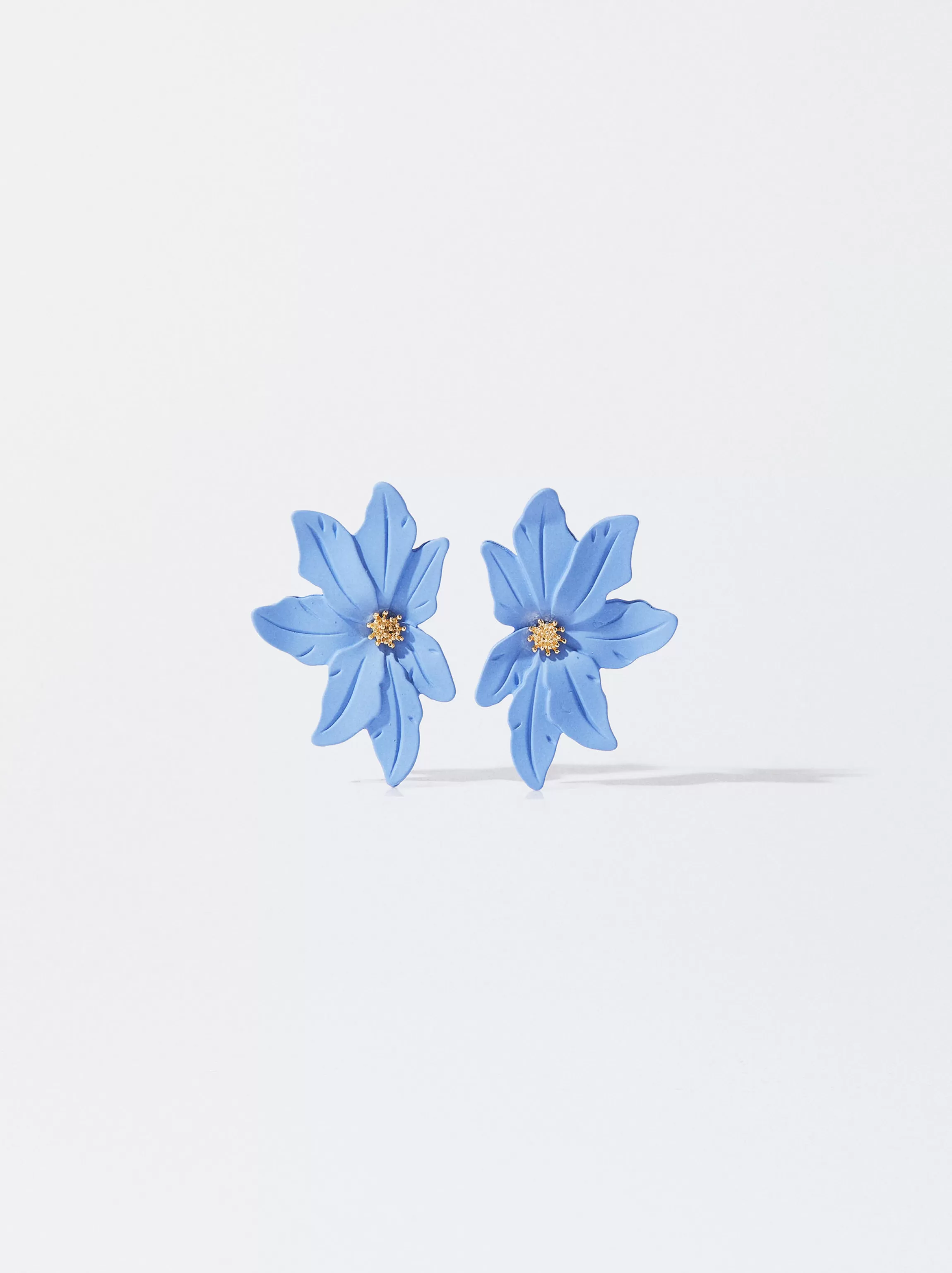 Mujer PARFOIS Trend Collection | Pendientes cortos*Pendientes Con Flor Azul