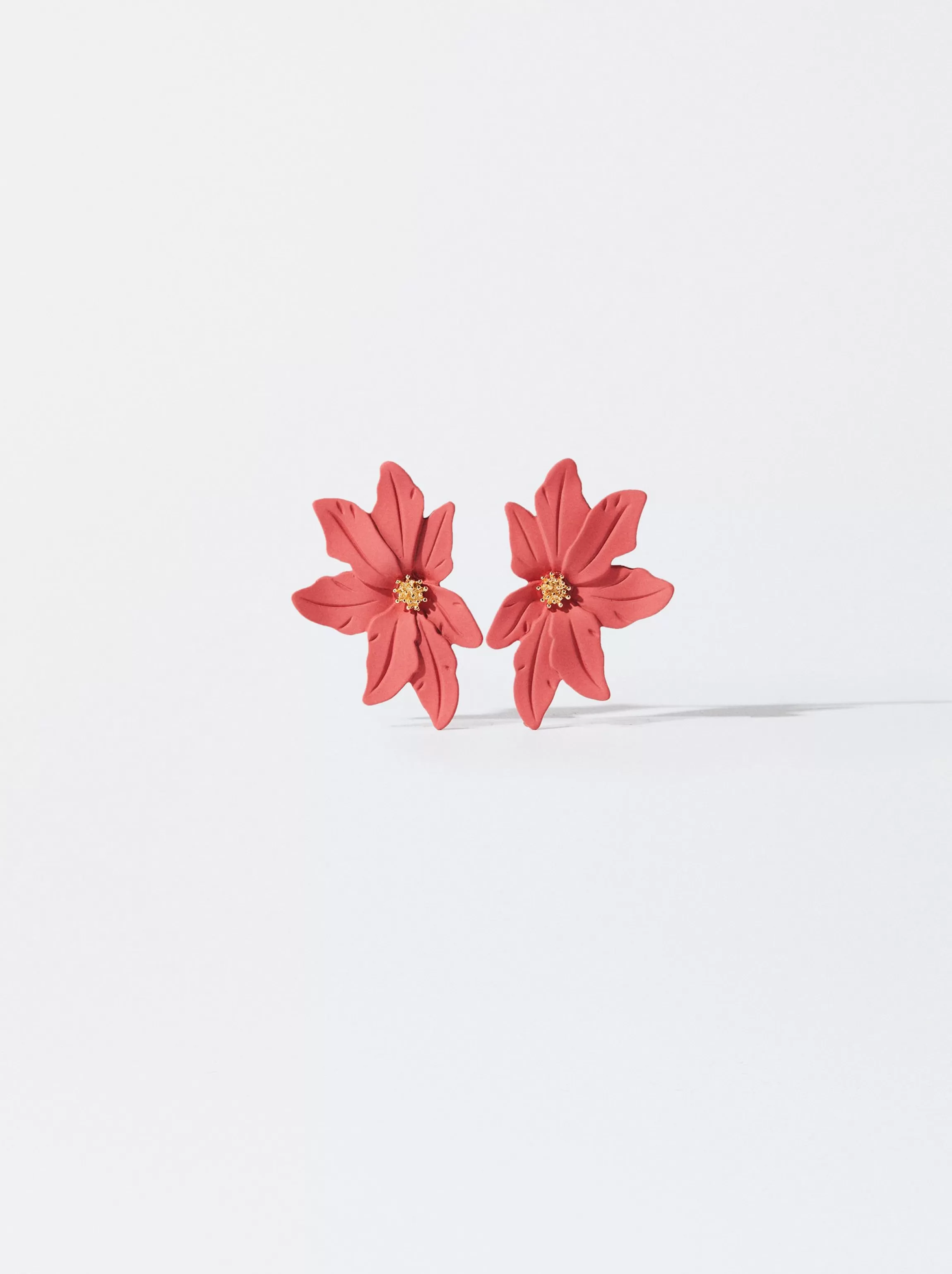 Mujer PARFOIS Trend Collection | Pendientes cortos*Pendientes Con Flor Coral