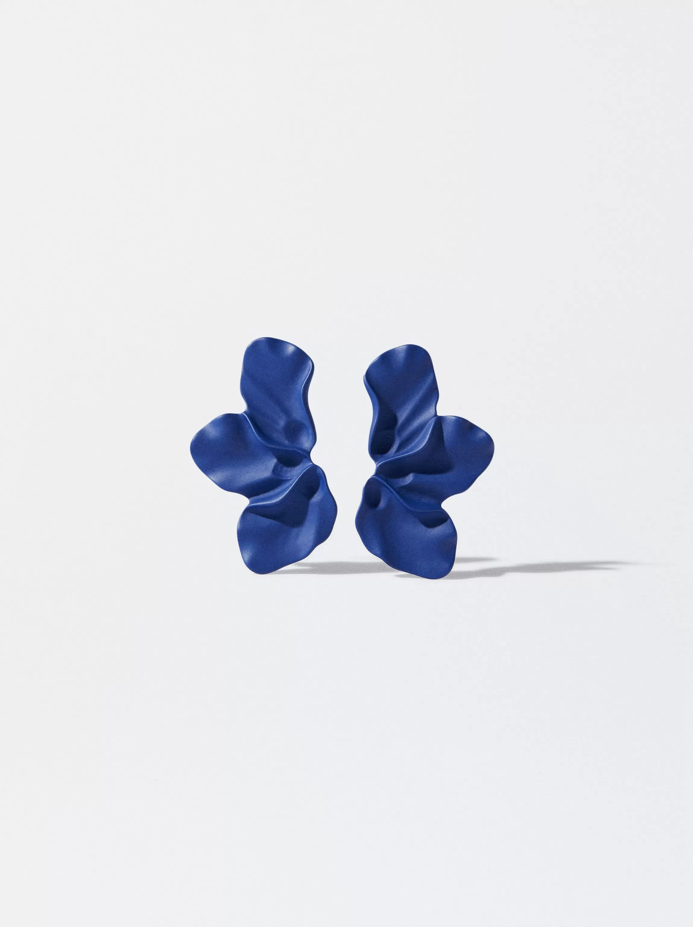 Mujer PARFOIS Pendientes largos | Pendientes medianos*Pendientes Con Flor Azul Marino