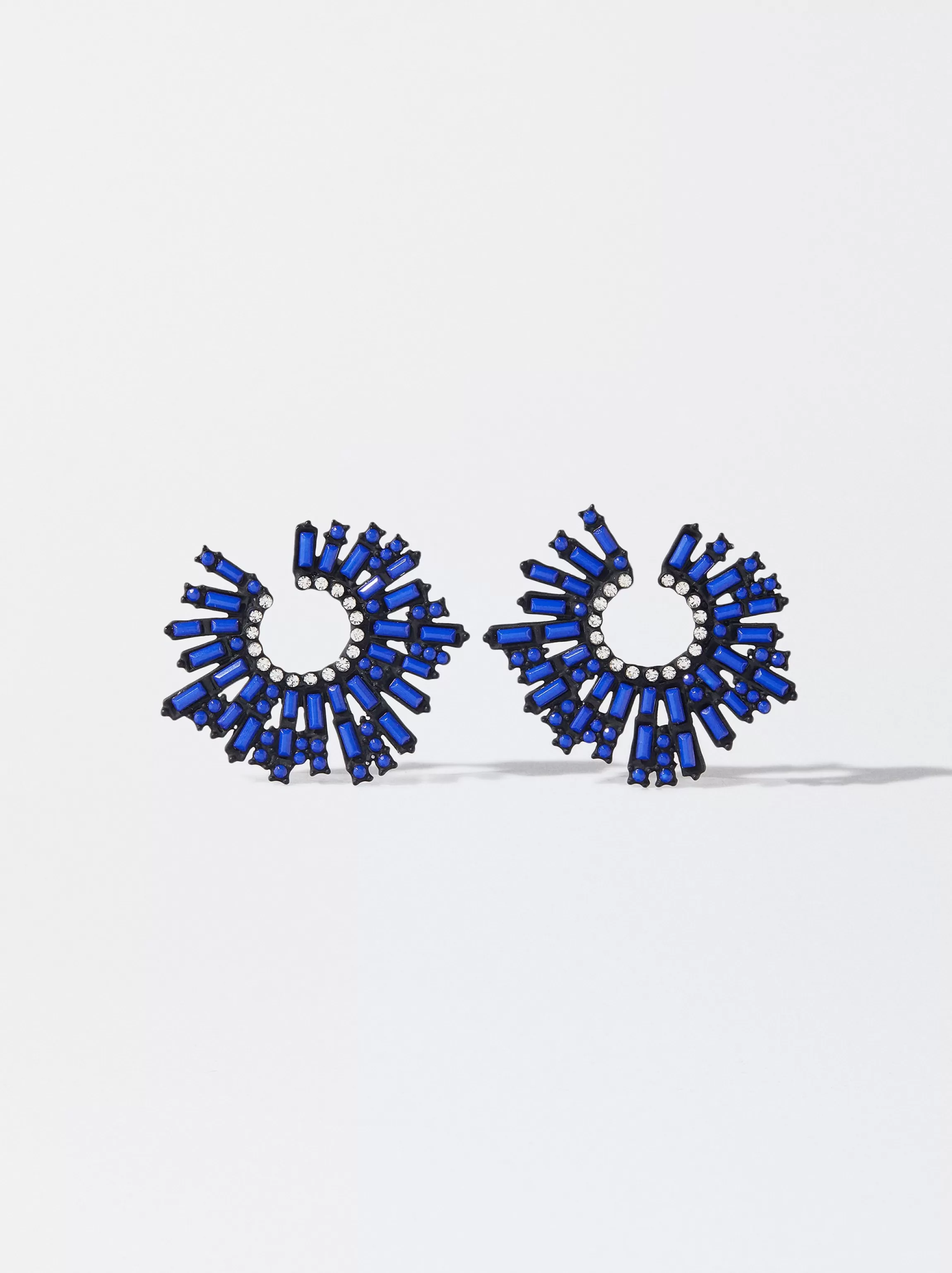 Mujer PARFOIS Trend Collection | Pendientes largos | Pendientes medianos*Pendientes Con Strass Azul