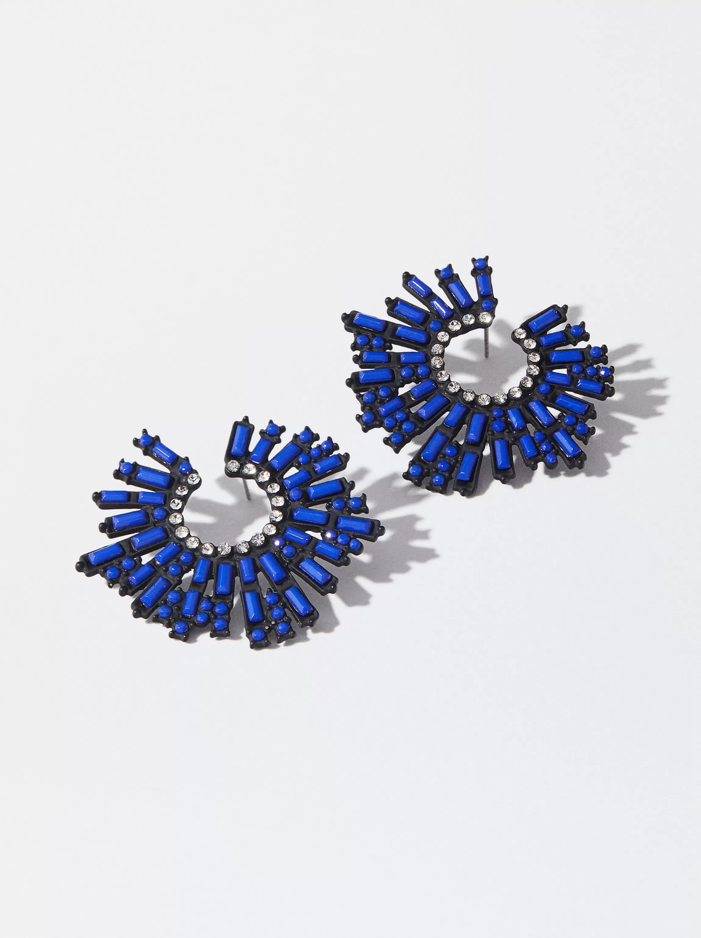 Mujer PARFOIS Trend Collection | Pendientes largos | Pendientes medianos*Pendientes Con Strass Azul