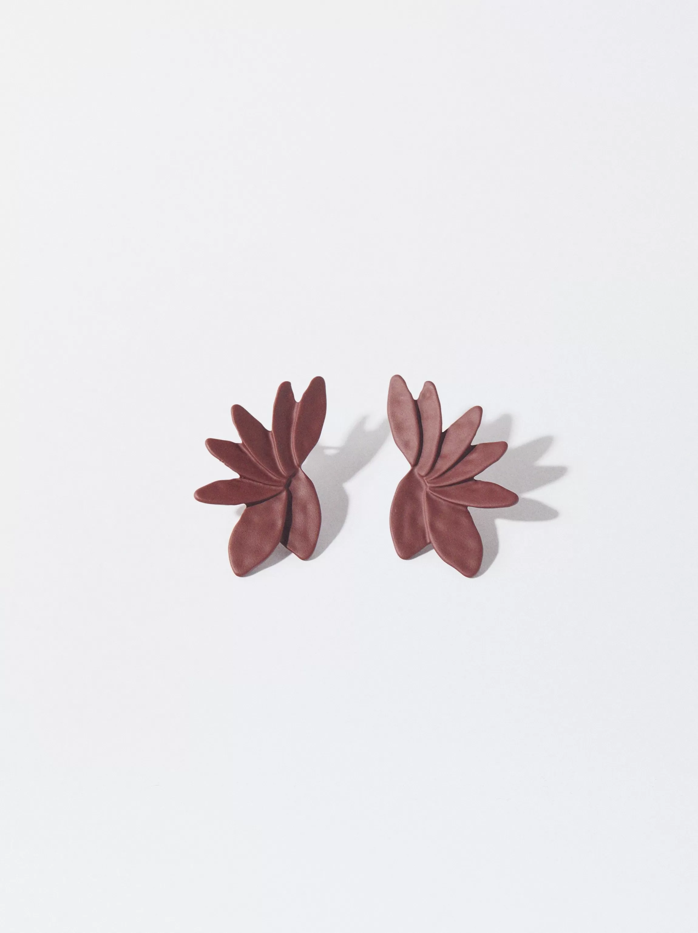 Mujer PARFOIS Pendientes largos | Pendientes medianos*Pendientes Dorados Flor Rosa