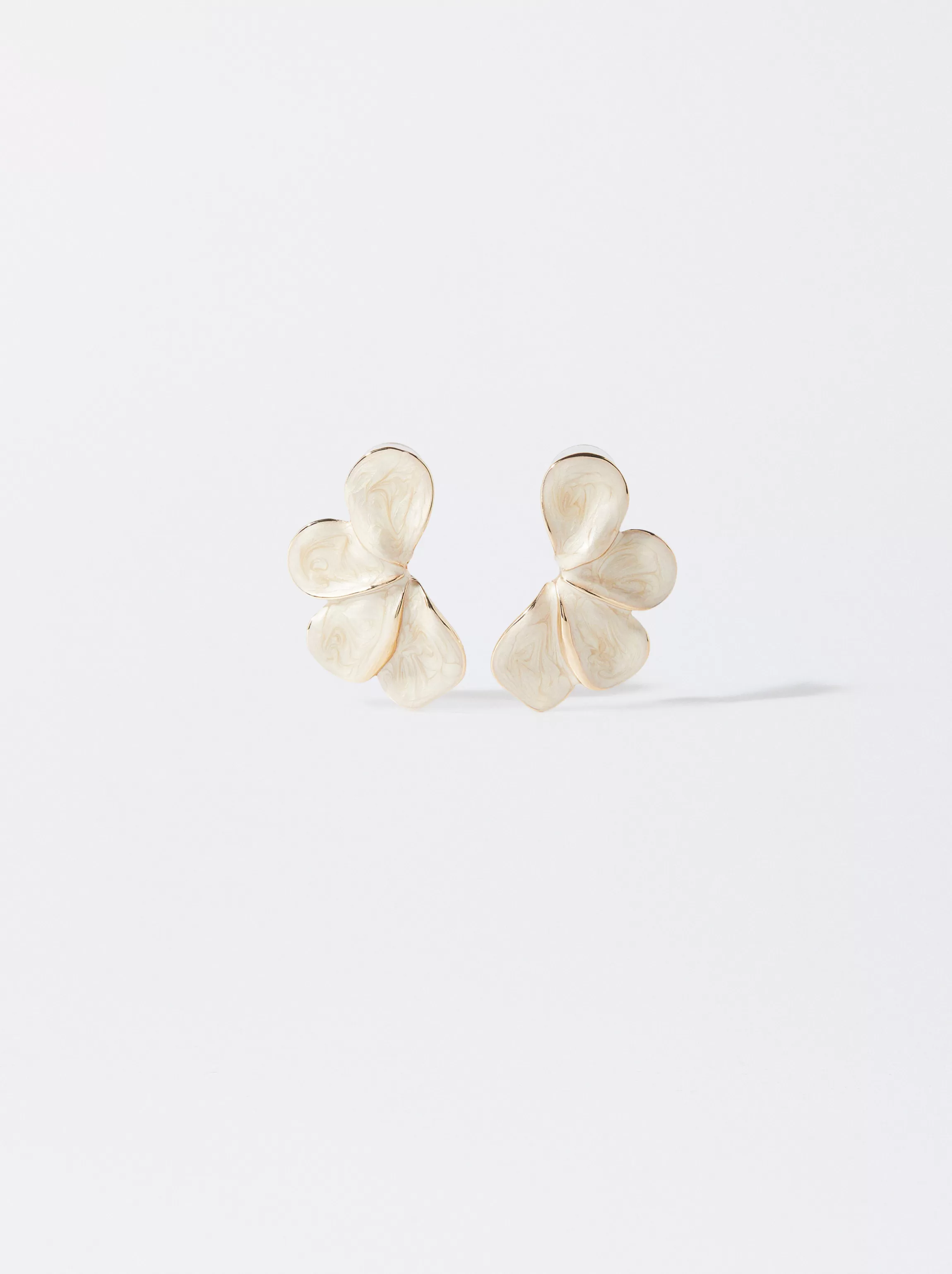 Mujer PARFOIS Pendientes largos | Pendientes medianos*Pendientes Esmaltados Beige