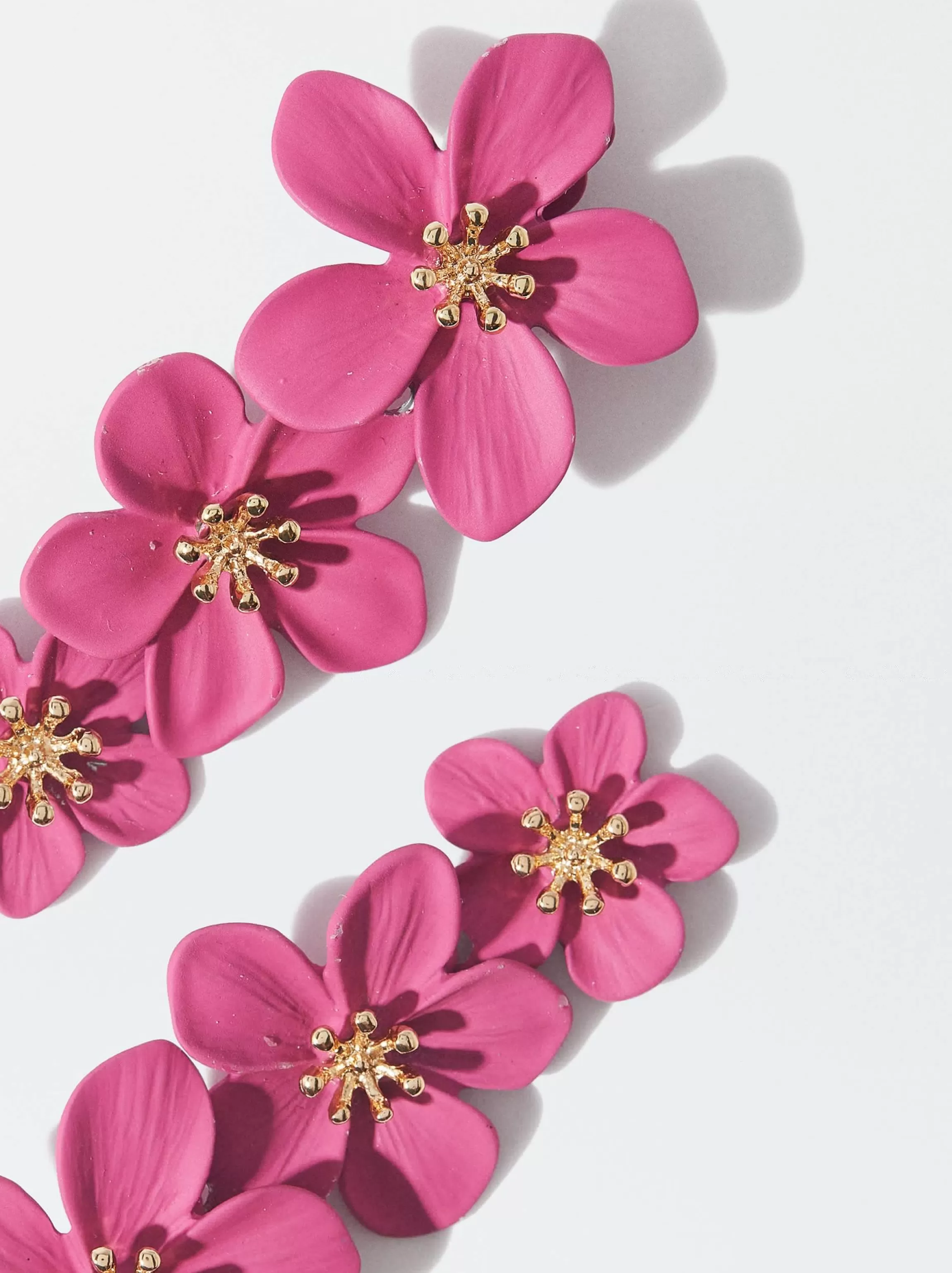 Mujer PARFOIS Trend Collection | Pendientes largos*Pendientes Flor Rosa