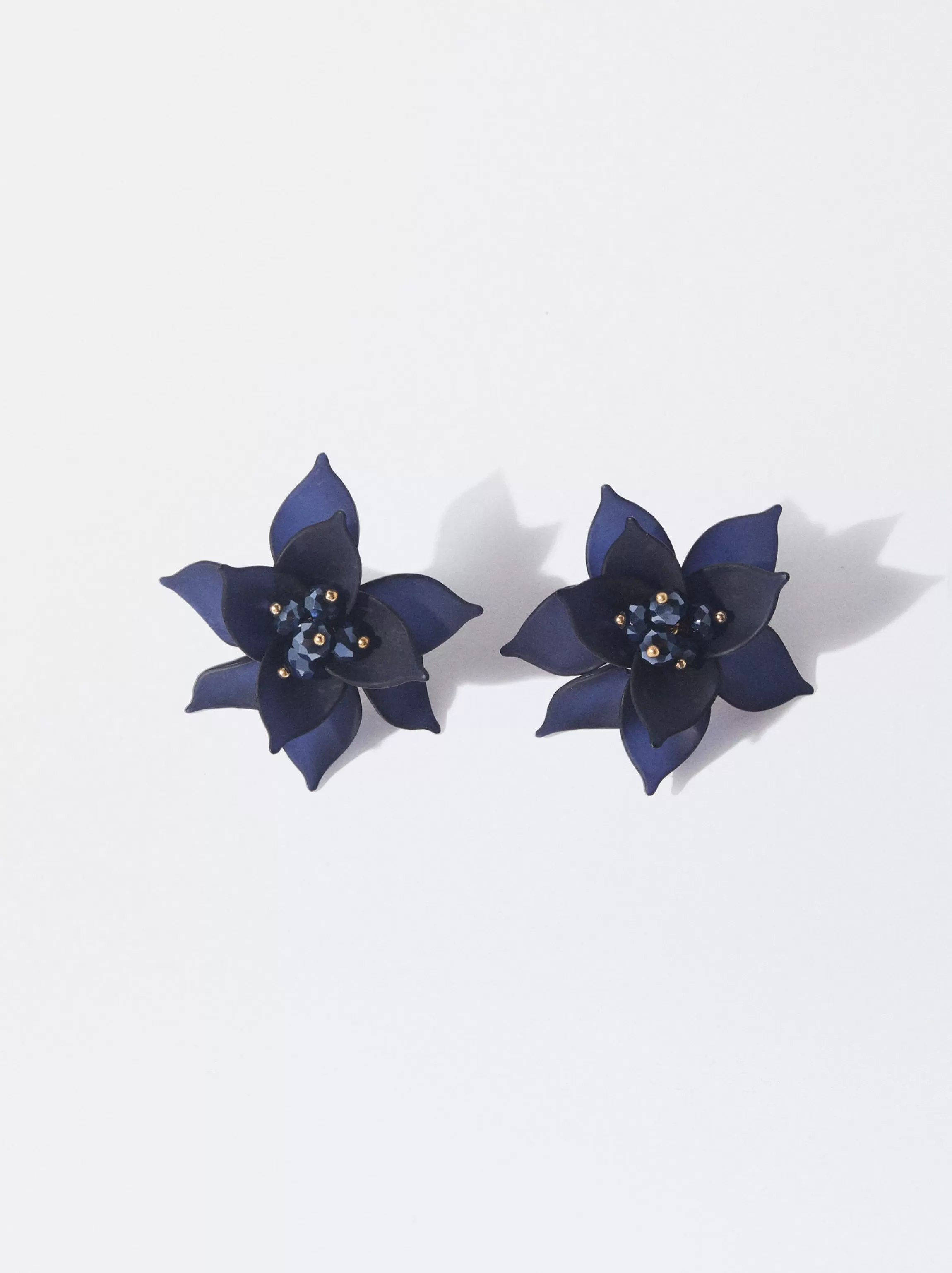 Mujer PARFOIS Pendientes largos | Pendientes medianos*Pendientes Flor Azul