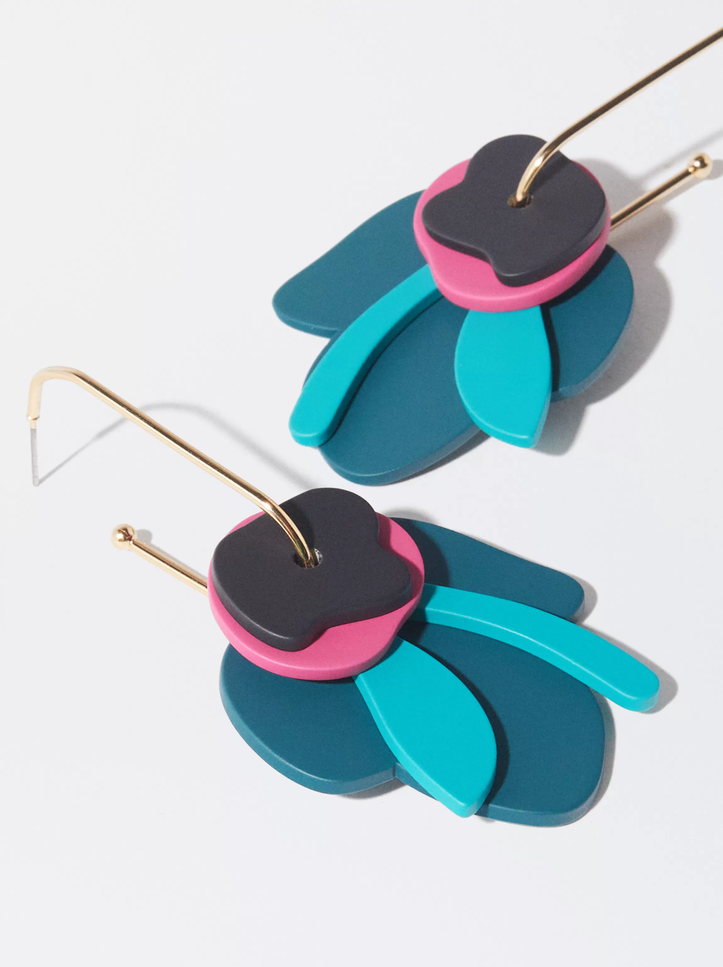 Mujer PARFOIS Pendientes largos | Pendientes de aro*Pendientes Multicolor Con Acrílico Multicor