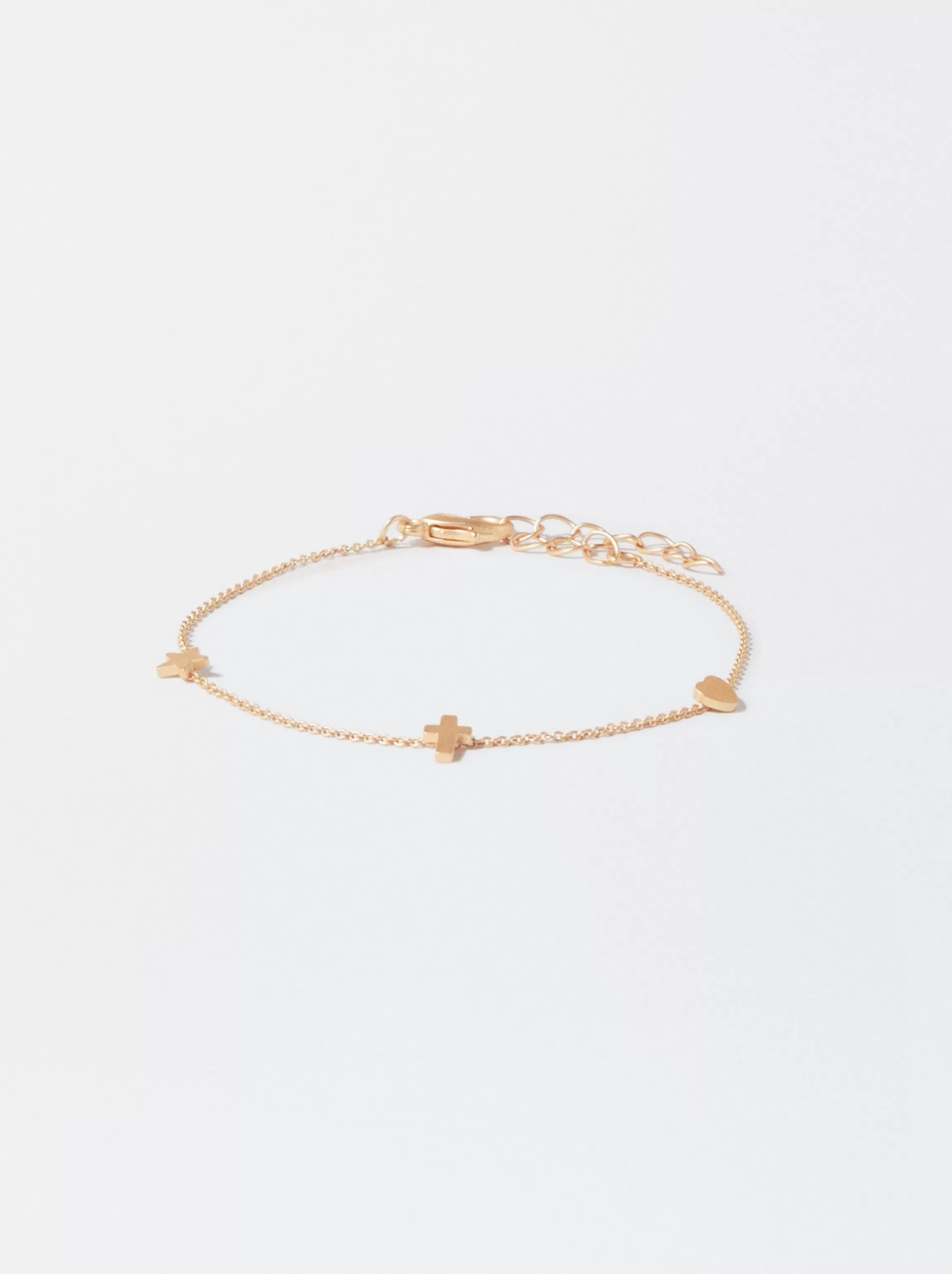 Mujer PARFOIS Bisutería Delicada | Pulseras*Pulsera Dorada Con Charms Dorado