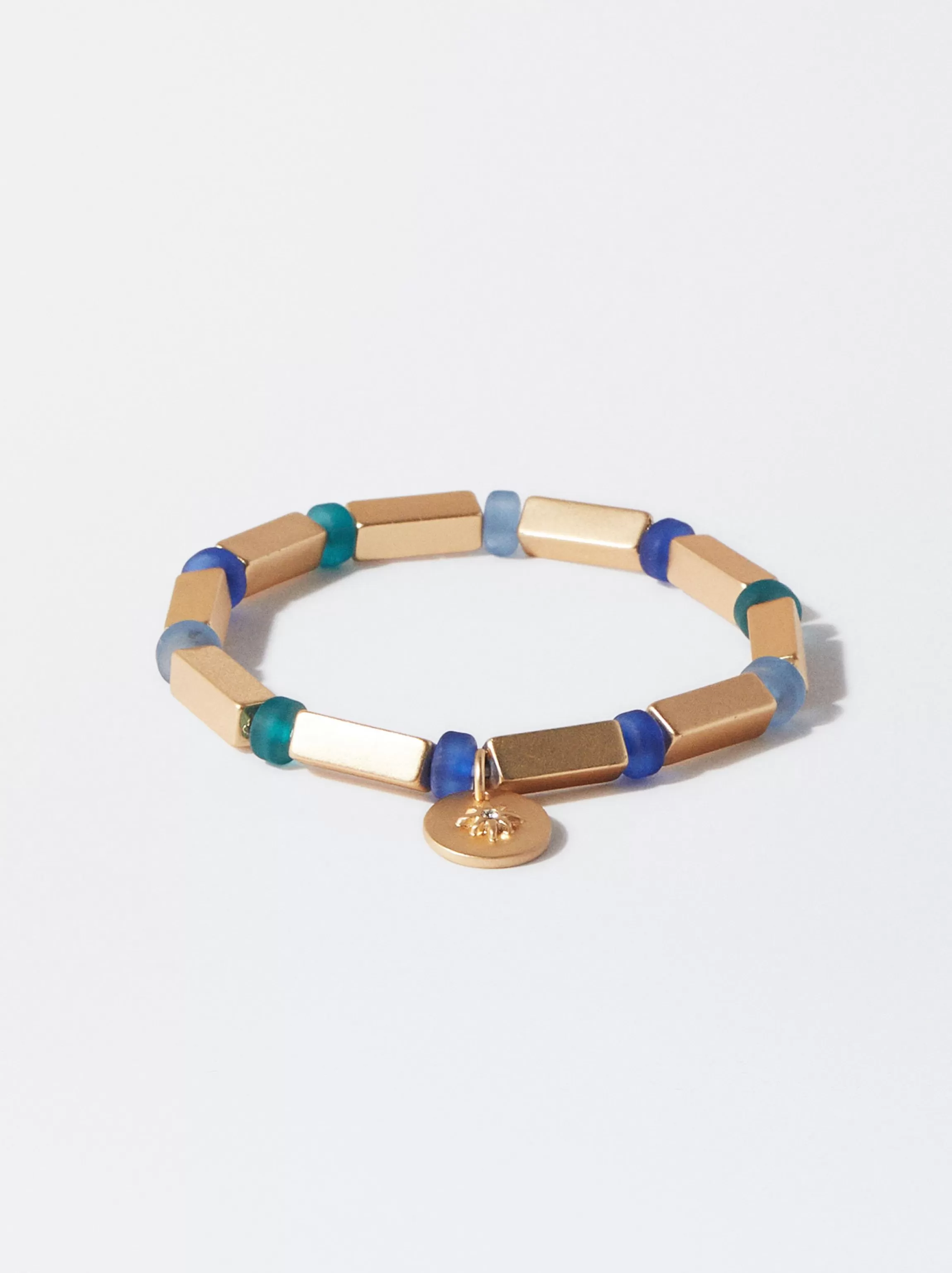 Mujer PARFOIS Pulseras*Pulsera Elástica Con Abalorios Multicor