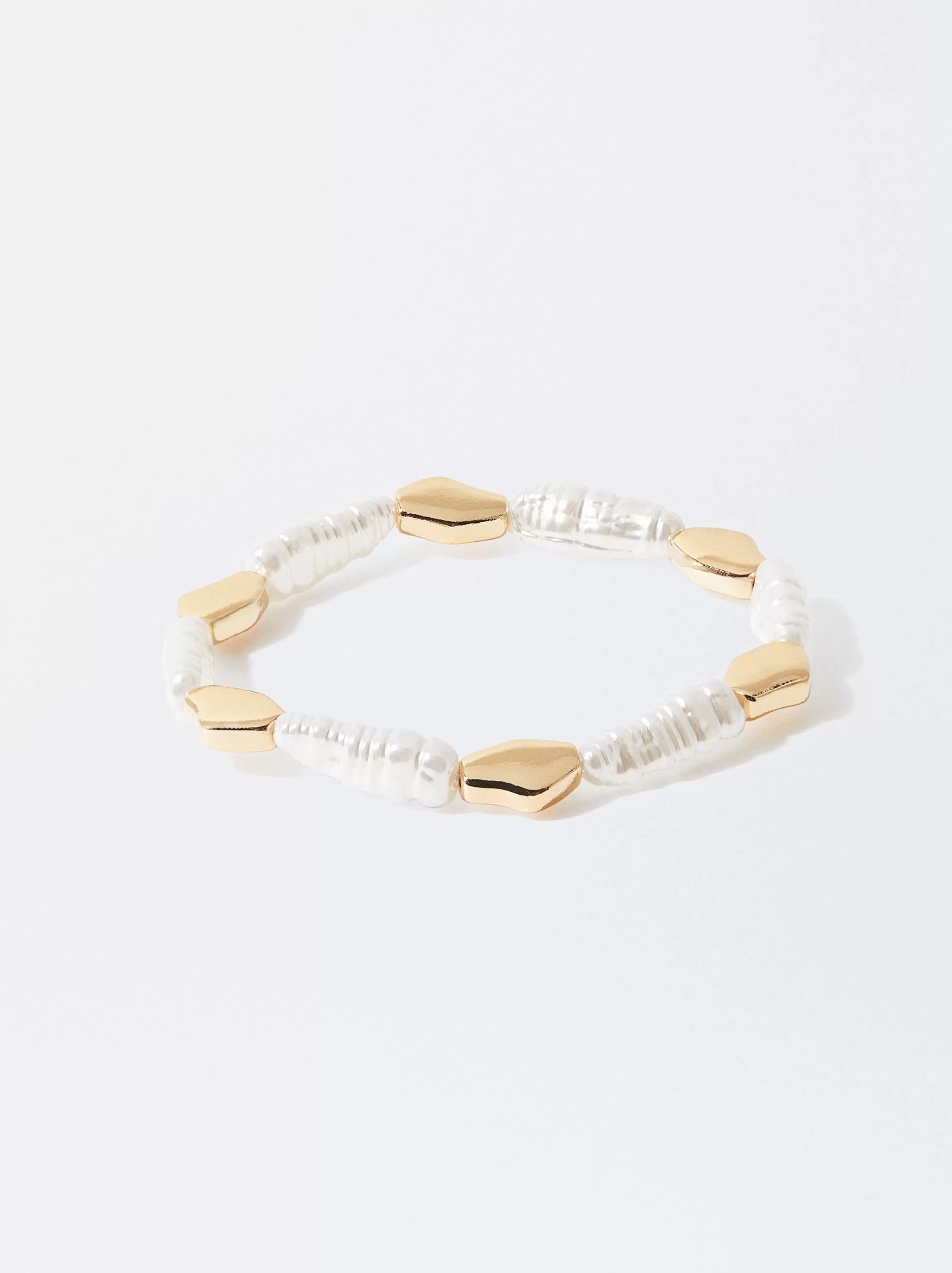 Mujer PARFOIS Pulseras*Pulsera Elástica Dorada Dorado