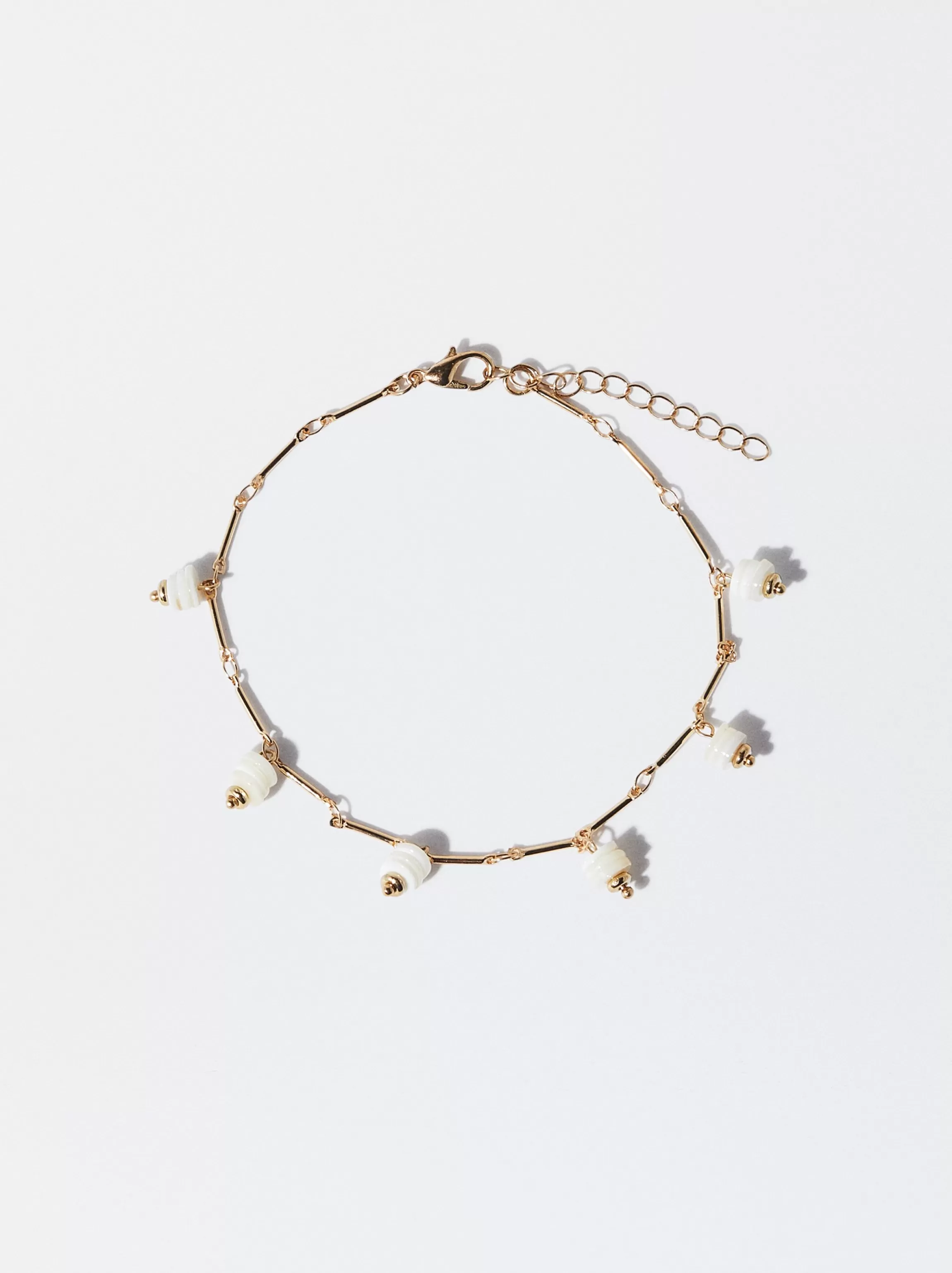 Mujer PARFOIS Pulseras | Pulseras Tobilleras*Pulsera Tobillera Con Concha Dorado