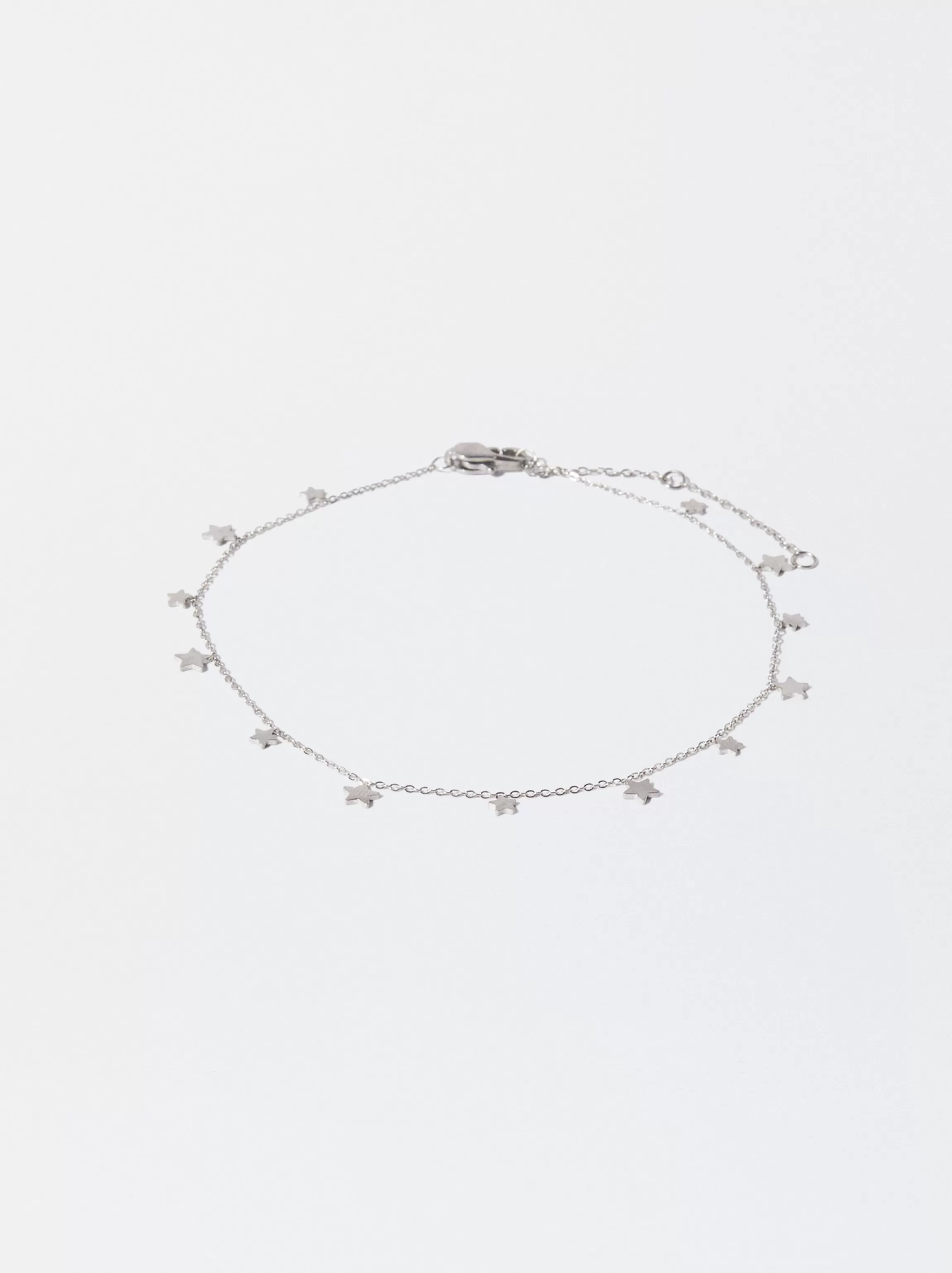 Mujer PARFOIS Pulseras Tobilleras*Pulsera Tobillera Con Estrellas Plateado