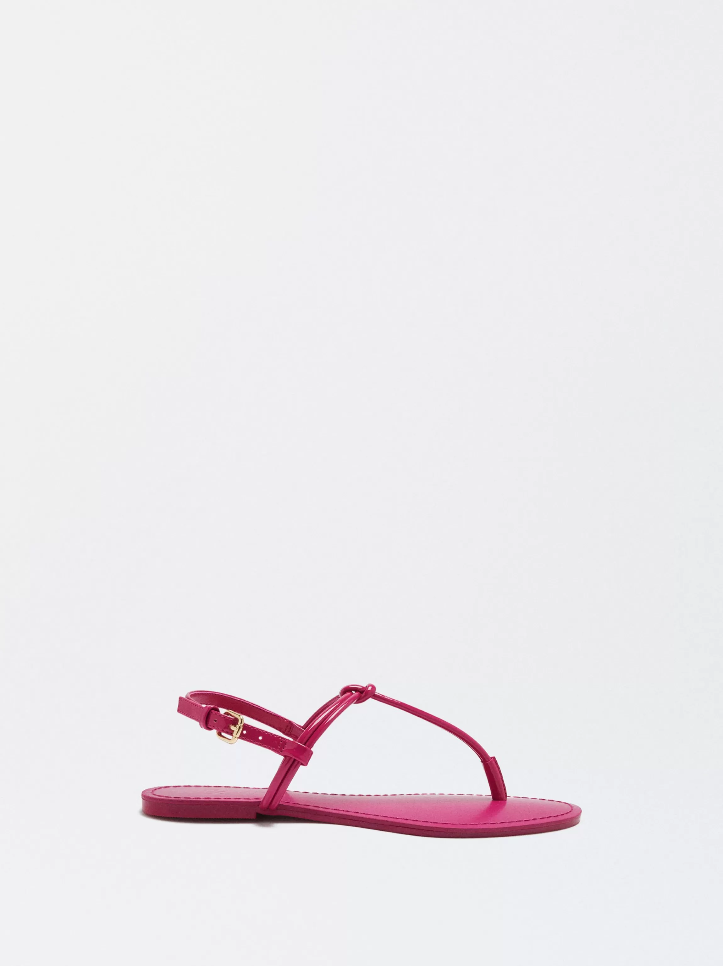 Mujer PARFOIS Sandalias*Sandalia Plana Con Nudo Fucsia