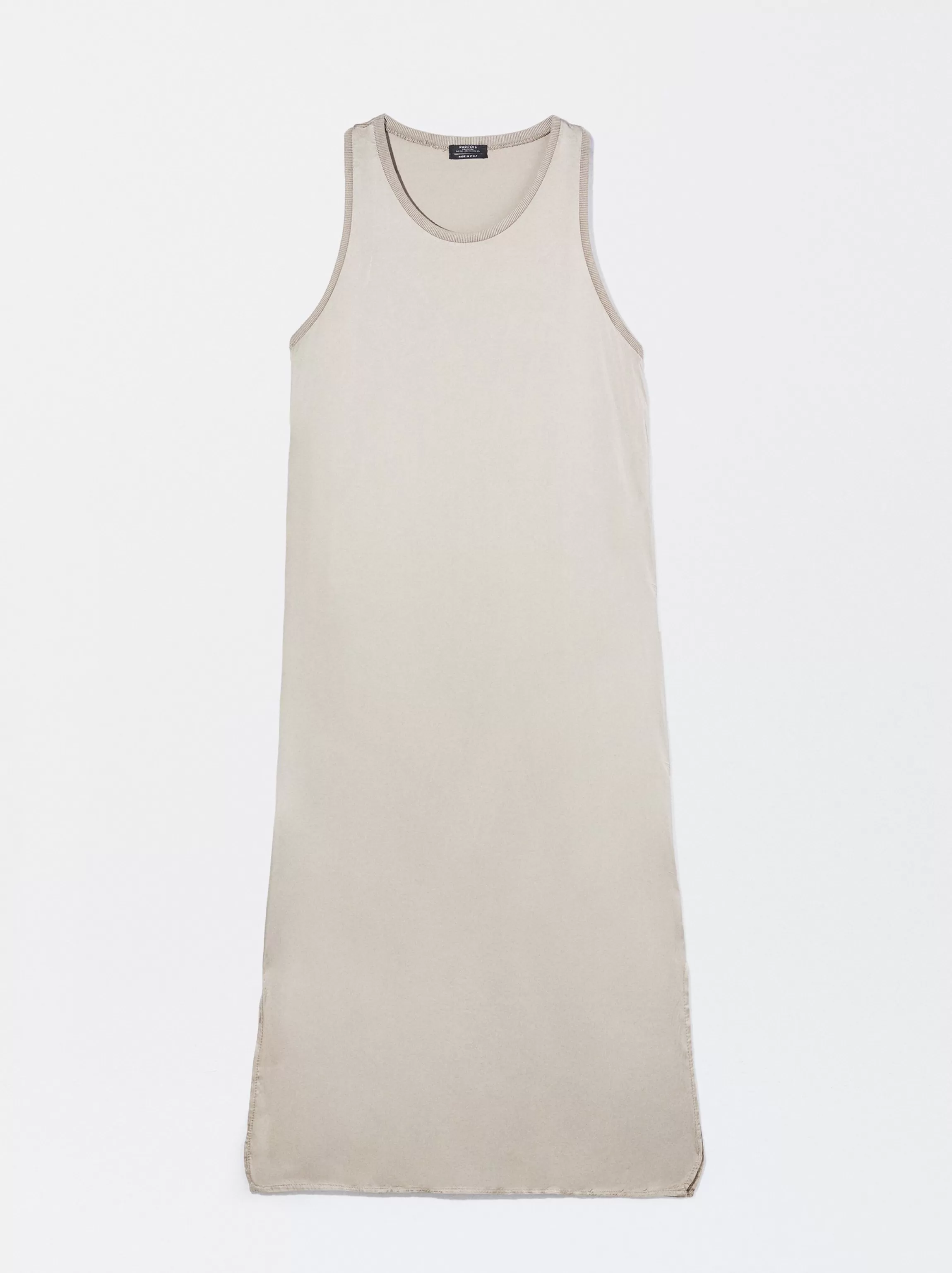 Mujer PARFOIS Vestidos*Vestido Midi Satinado Gris