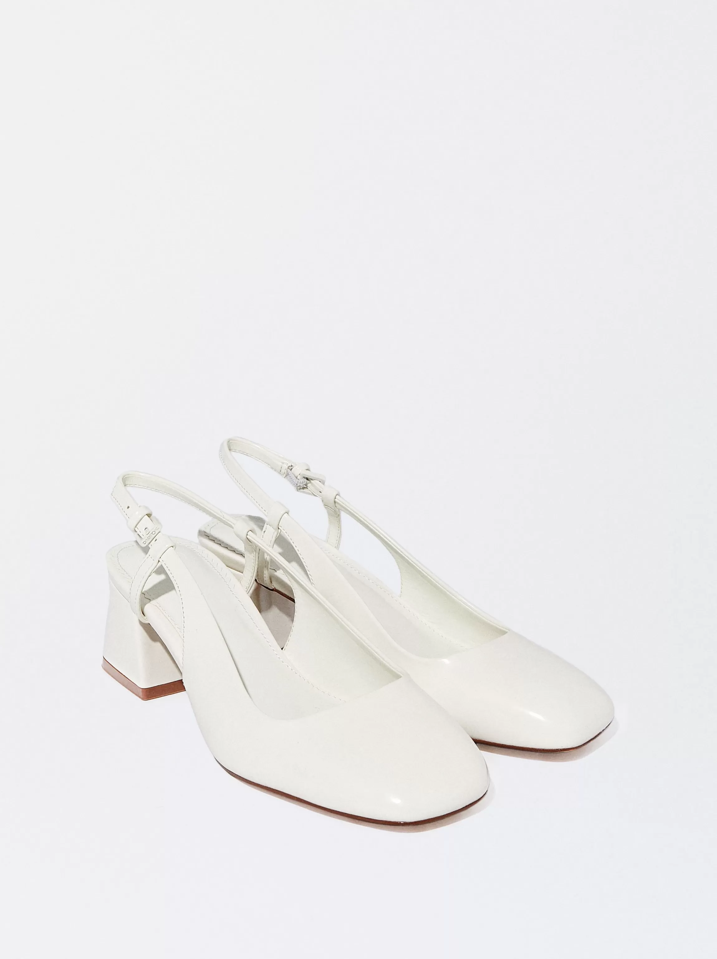 Mujer PARFOIS Zapatos de Tacón*Zapato Tacón Destalonado Blanco